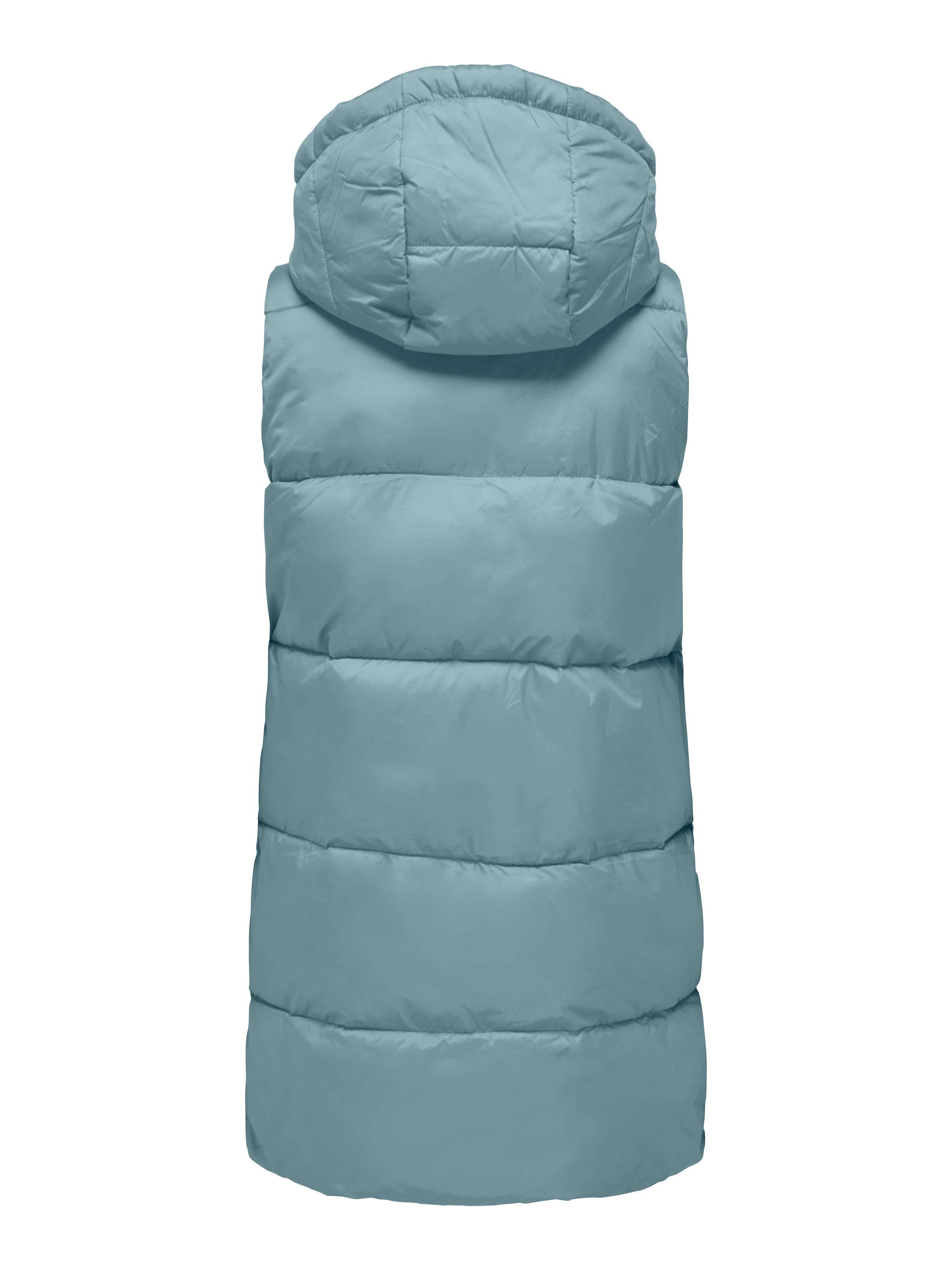 ONLY Steppweste »ONLASTA – Lange Steppweste mit Kapuze für kalte Tage«, regular fit, modisch, Web, Polyester, Kapuze