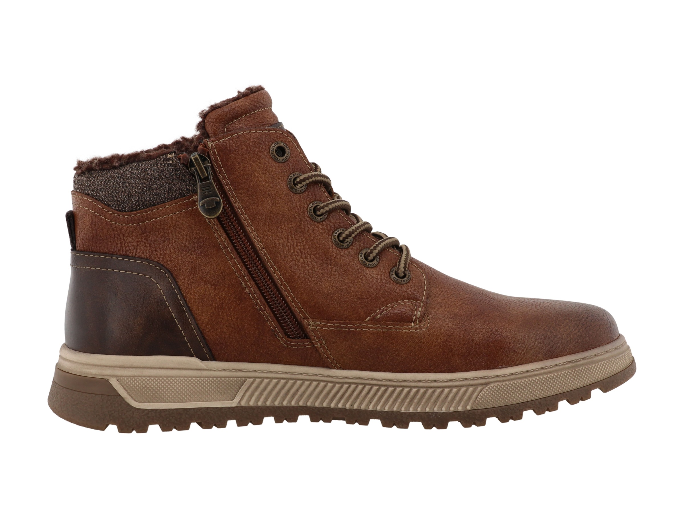 TOM TAILOR Winterboots  Schnürboots, Winterboots mit Reißverschluss