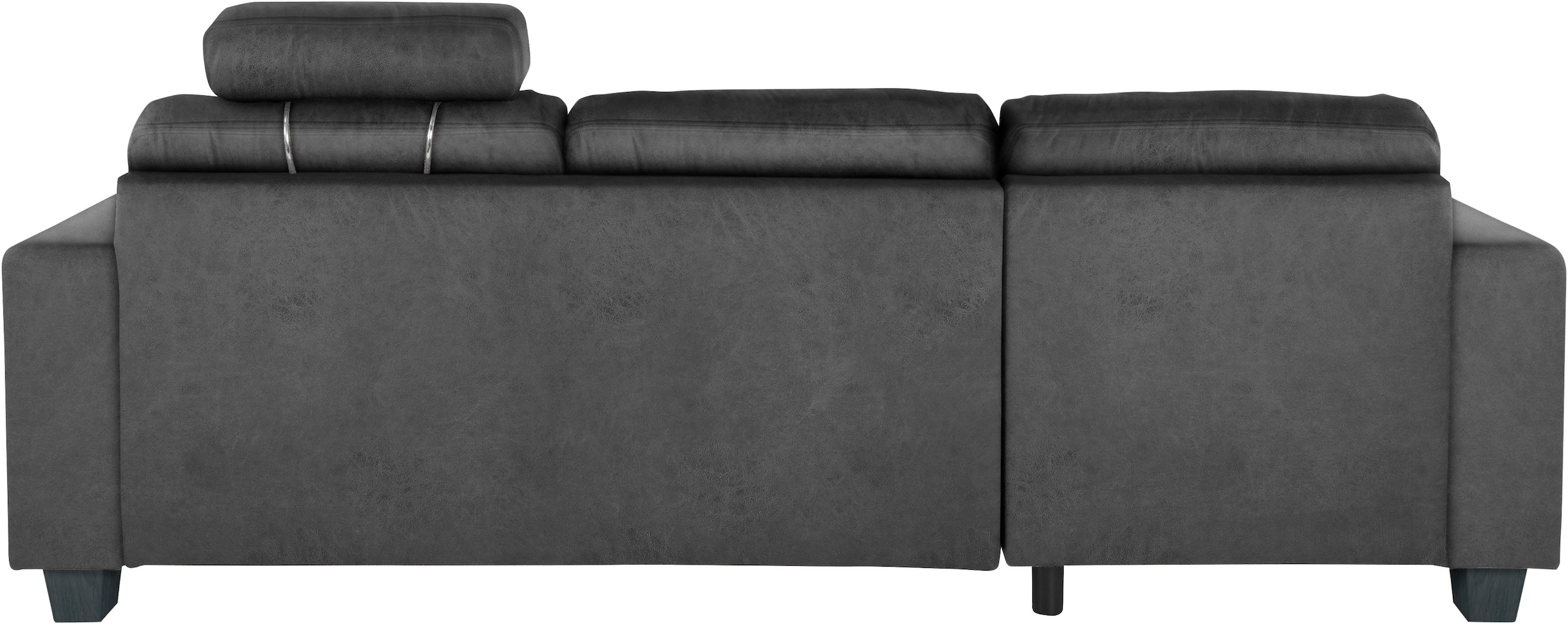 TRENDMANUFAKTUR Ecksofa »Chamber, zeitlos und modern, bequem mit hohem Sitzkomfort, L-Form«, inklusive einer Kopfstütze, wahlweise mit Schlaffunktion