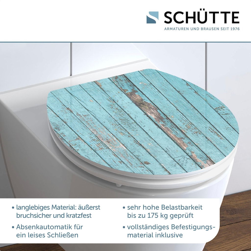 Schütte WC-Sitz »Blue Wood«