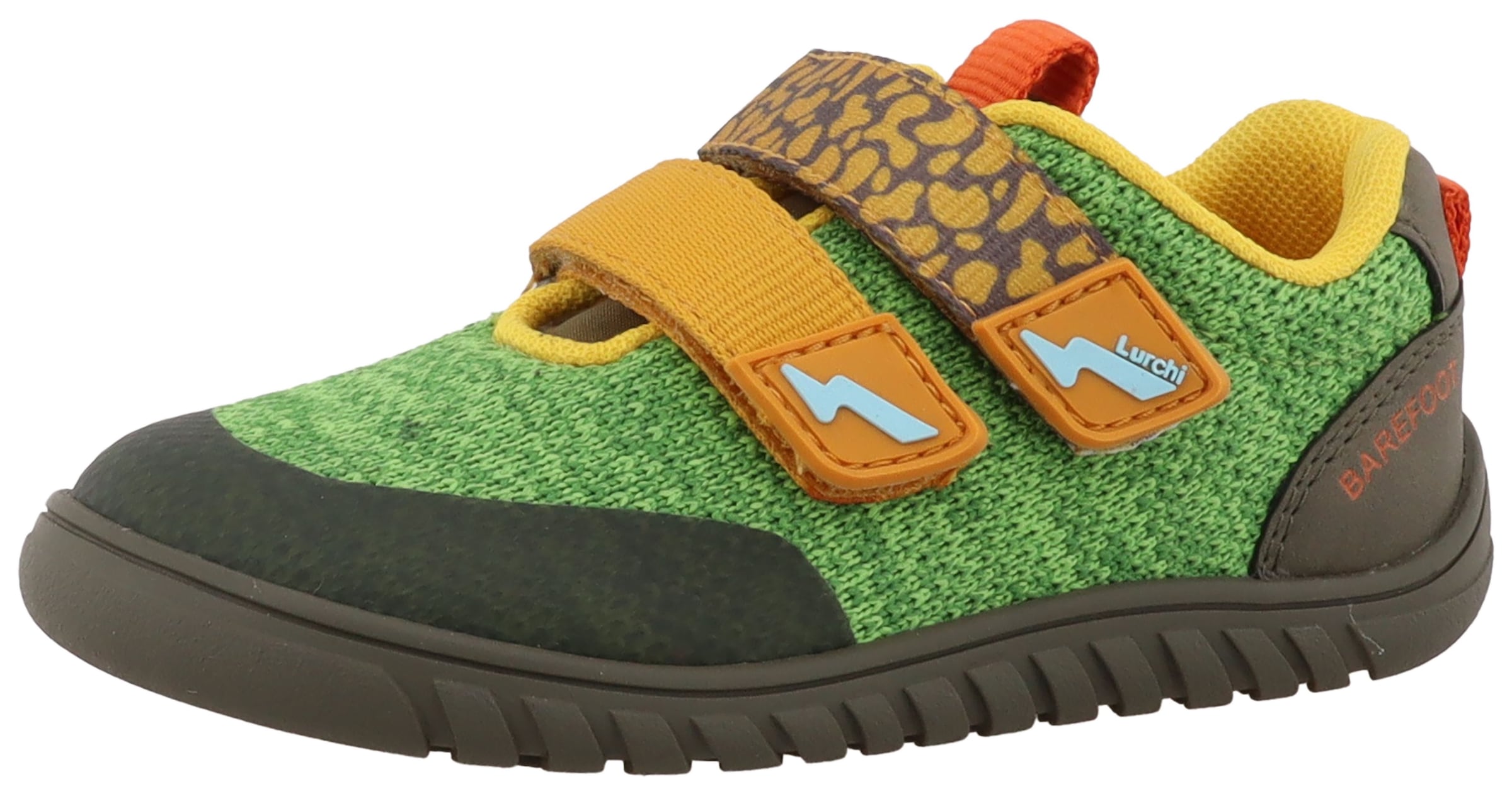Lurchi Barfußschuh "Benny Barefoot", Halbschuh, Klettschuh, Größenschablone zum Download