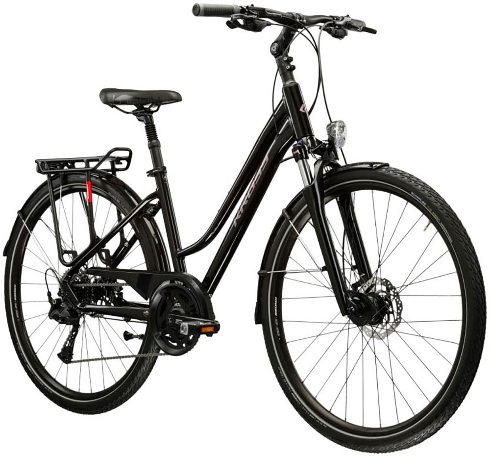 Kross Trekkingrad »Trekkingrad Trans 7.0 schwarz 20 Gänge«, 20 Gang, Shimano, CUES U6020 Schaltwerk, Kettenschaltung