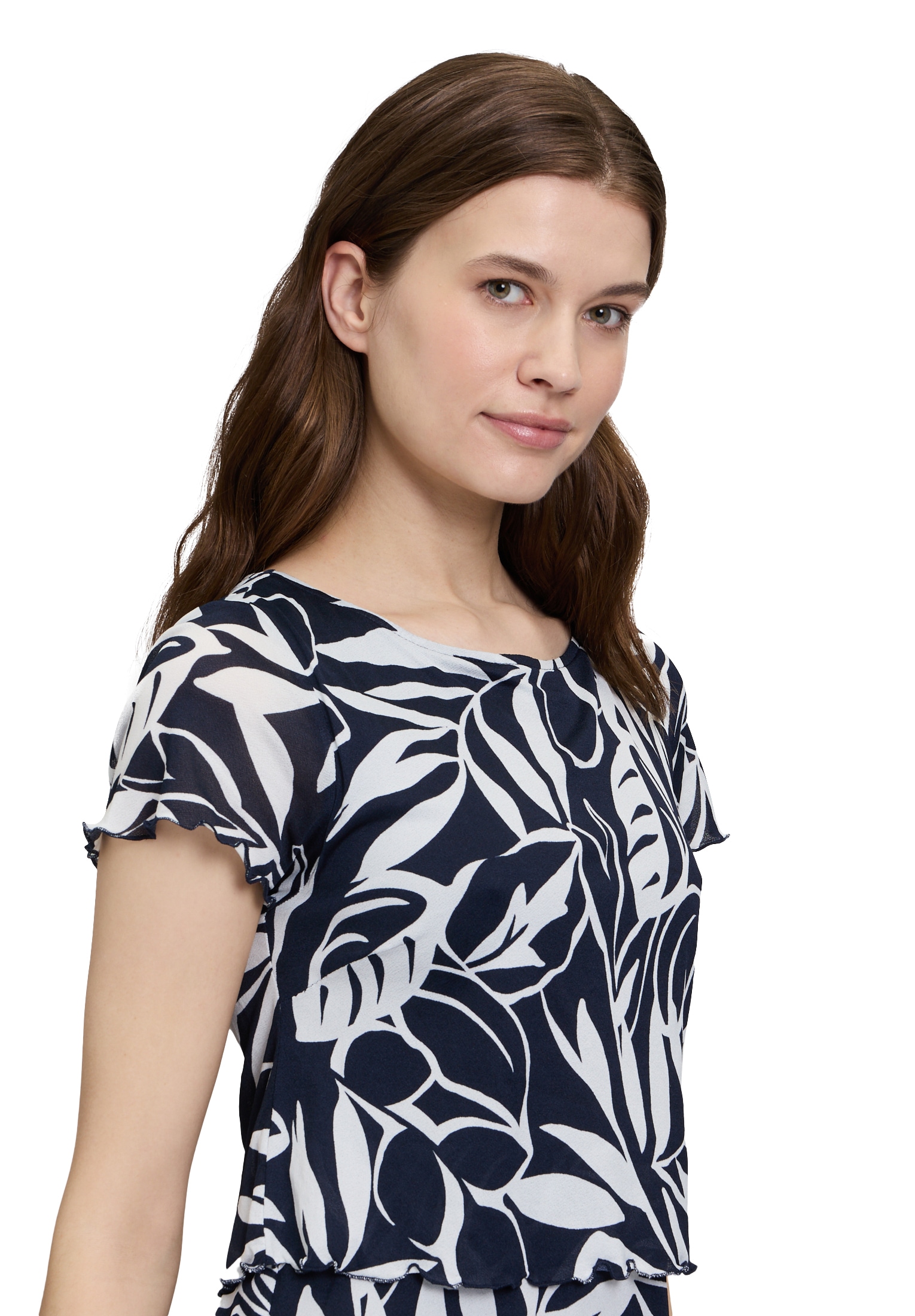 Betty Barclay Sommerkleid »Betty Barclay Stufenkleid mit U-Boot-Ausschnitt«, Druck