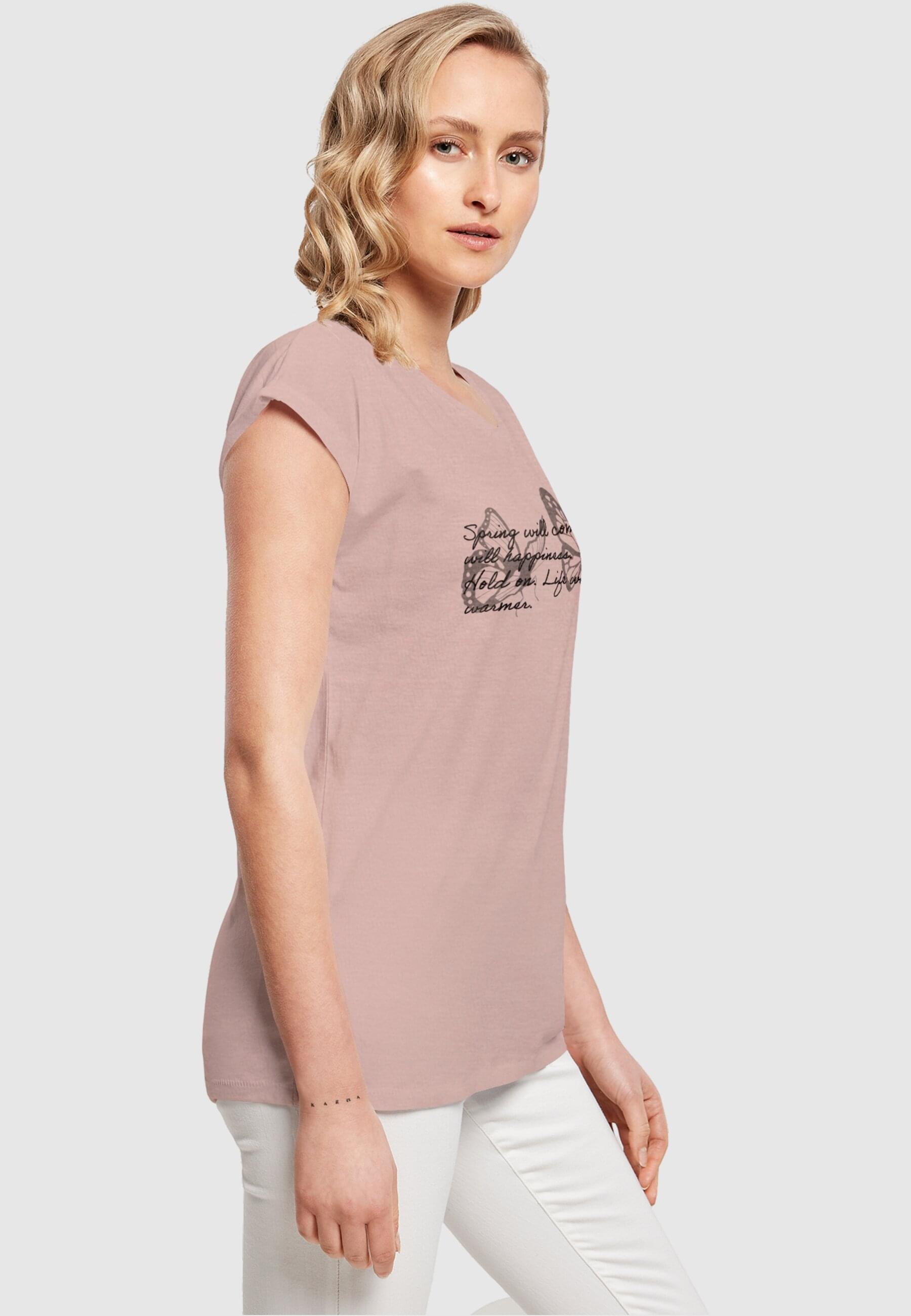 Ladies T-Shirt Spring Extended (1 Saying tlg.) Tee«, für | Merchcode kaufen BAUR »Damen Shoulder