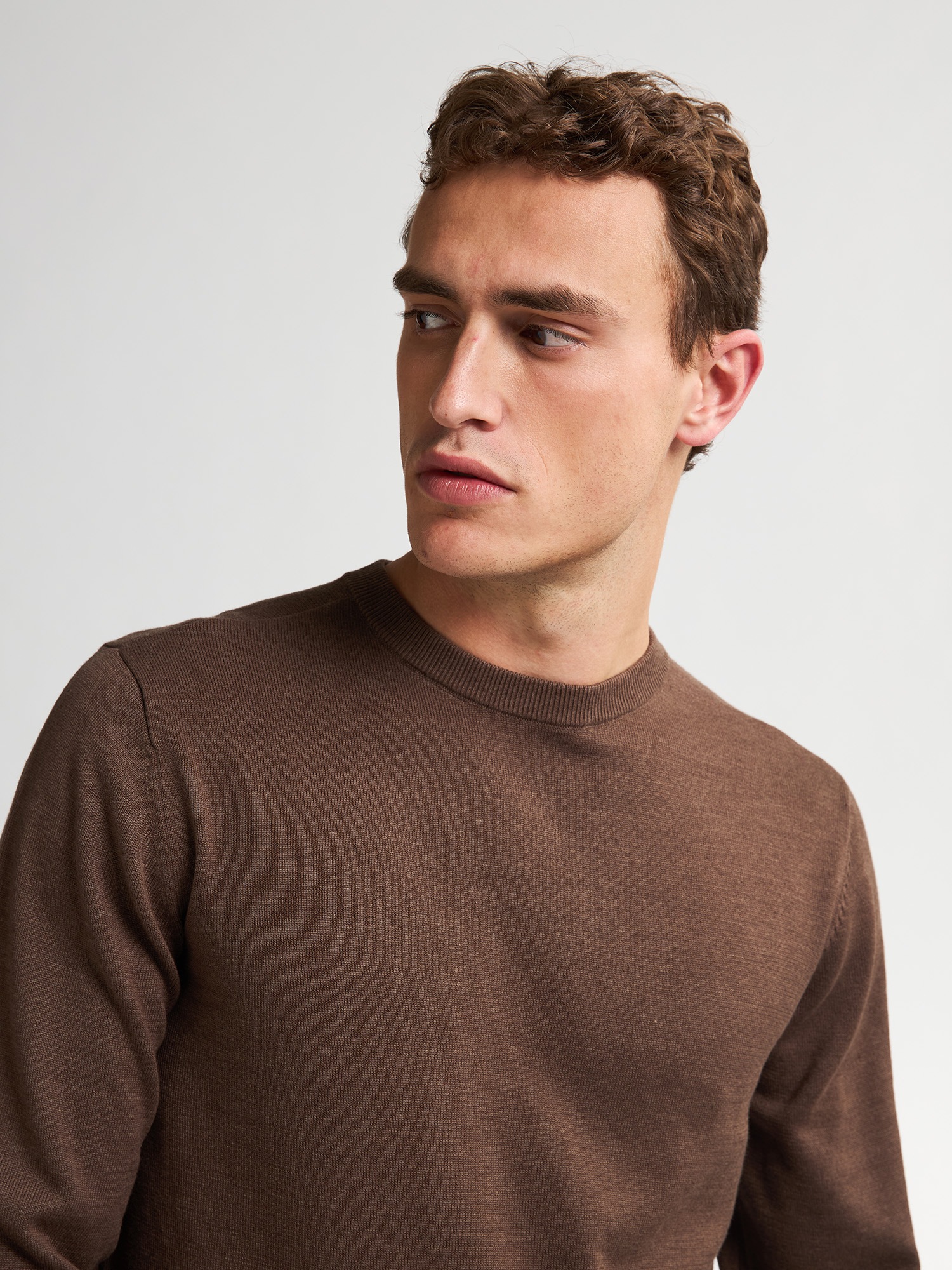 Thumbnail - Petrol Industries Rundhalspullover Materialmix mit Baumwollanteil