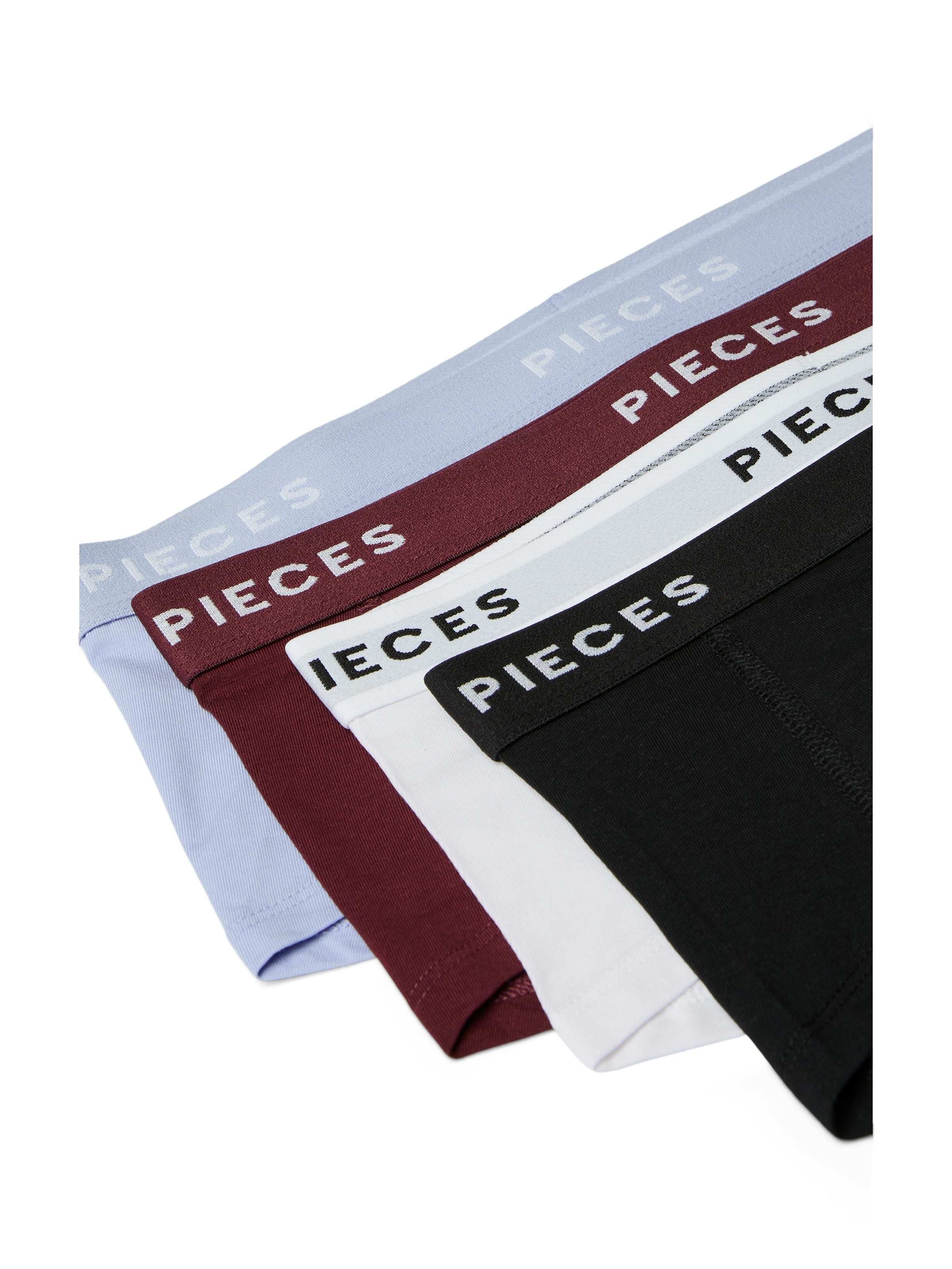 pieces Hipster "PCLOGO LADY 4 PACK SOLID NOOS BC", (Packung, 4 St., 4er-Pac günstig online kaufen