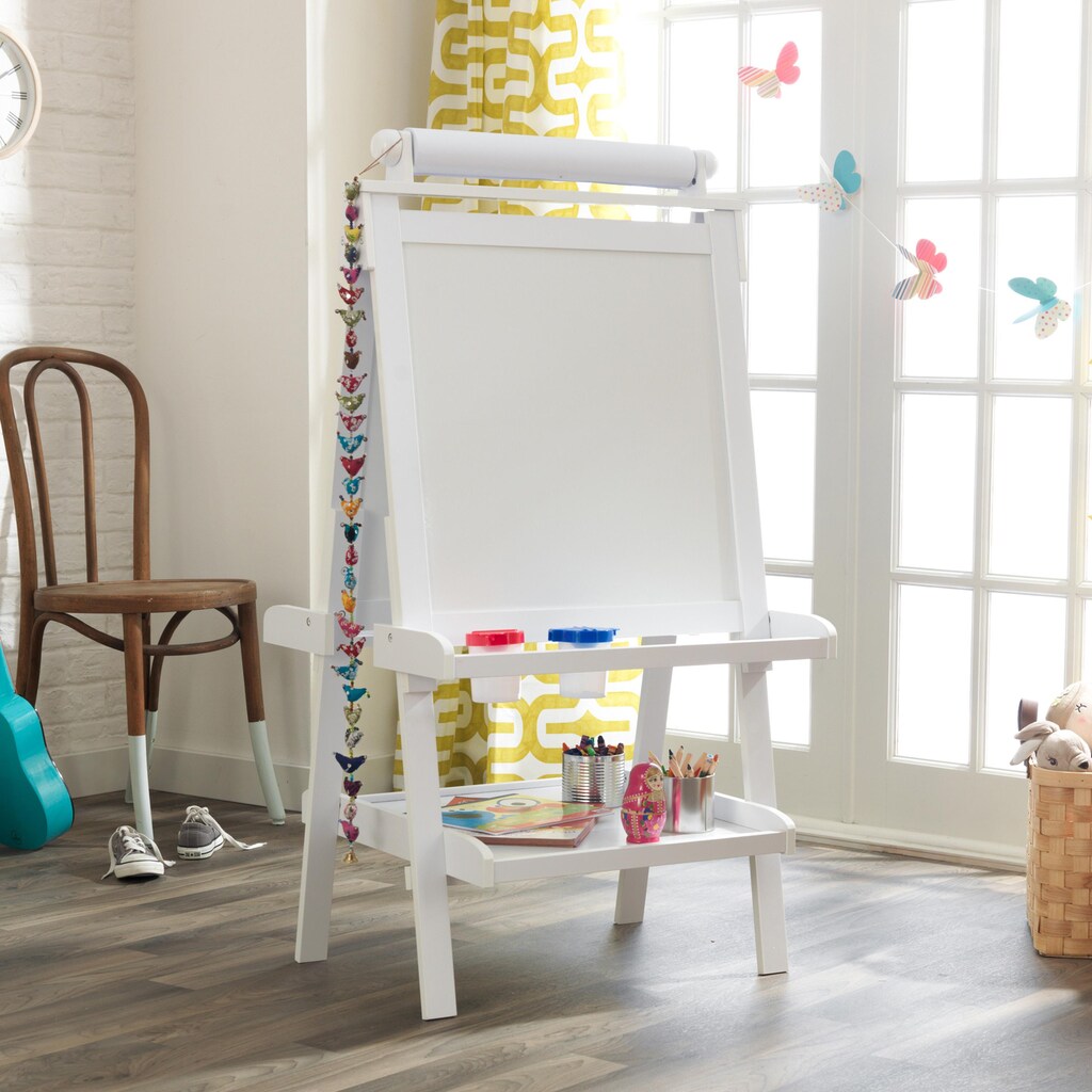 KidKraft® Standtafel, mit Papoerrolle, beidseitig beschreibbar