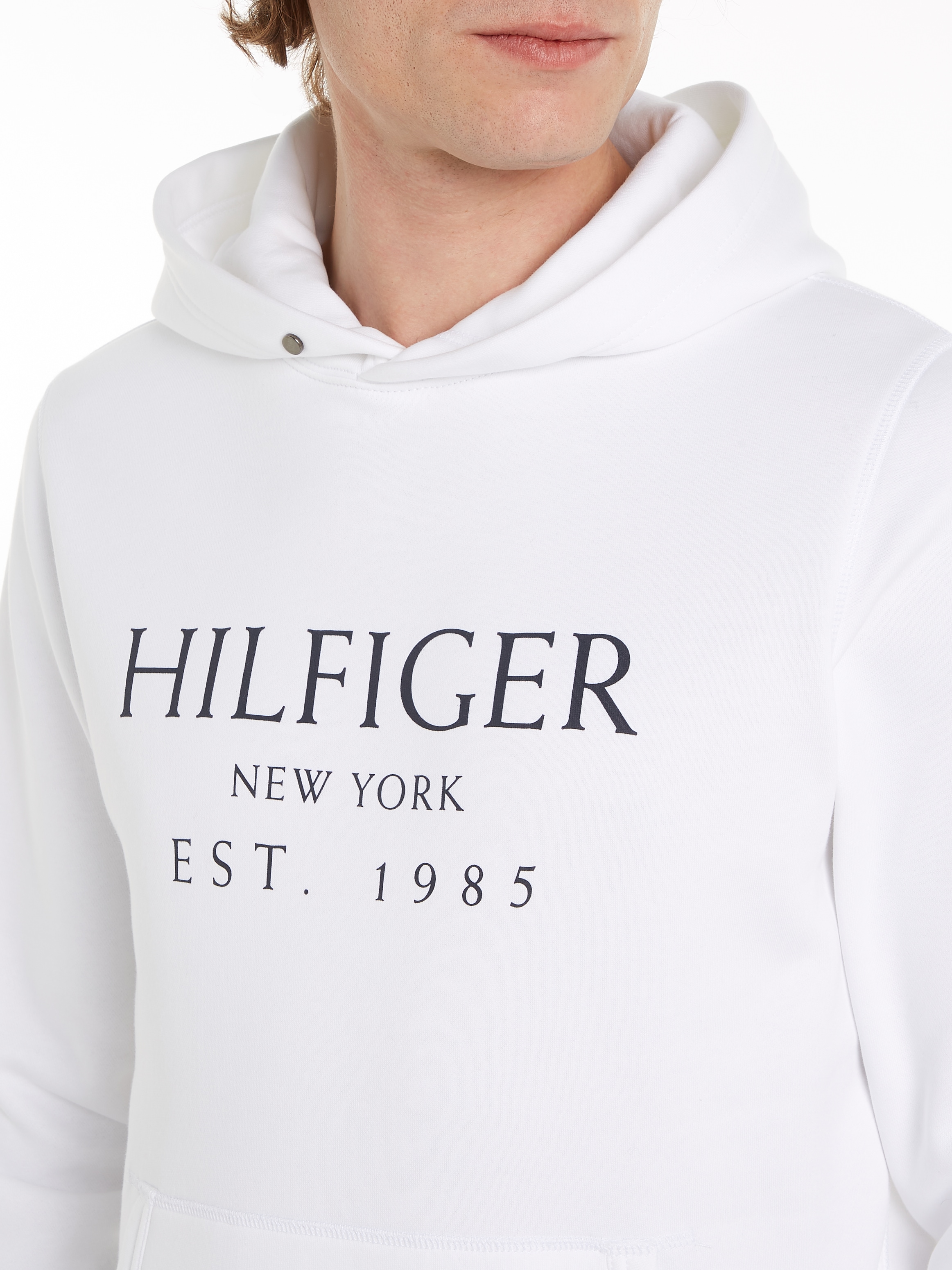 Tommy Hilfiger Hoodie »BIG HILFIGER HOODY«, mit kontrastfarbenen Print