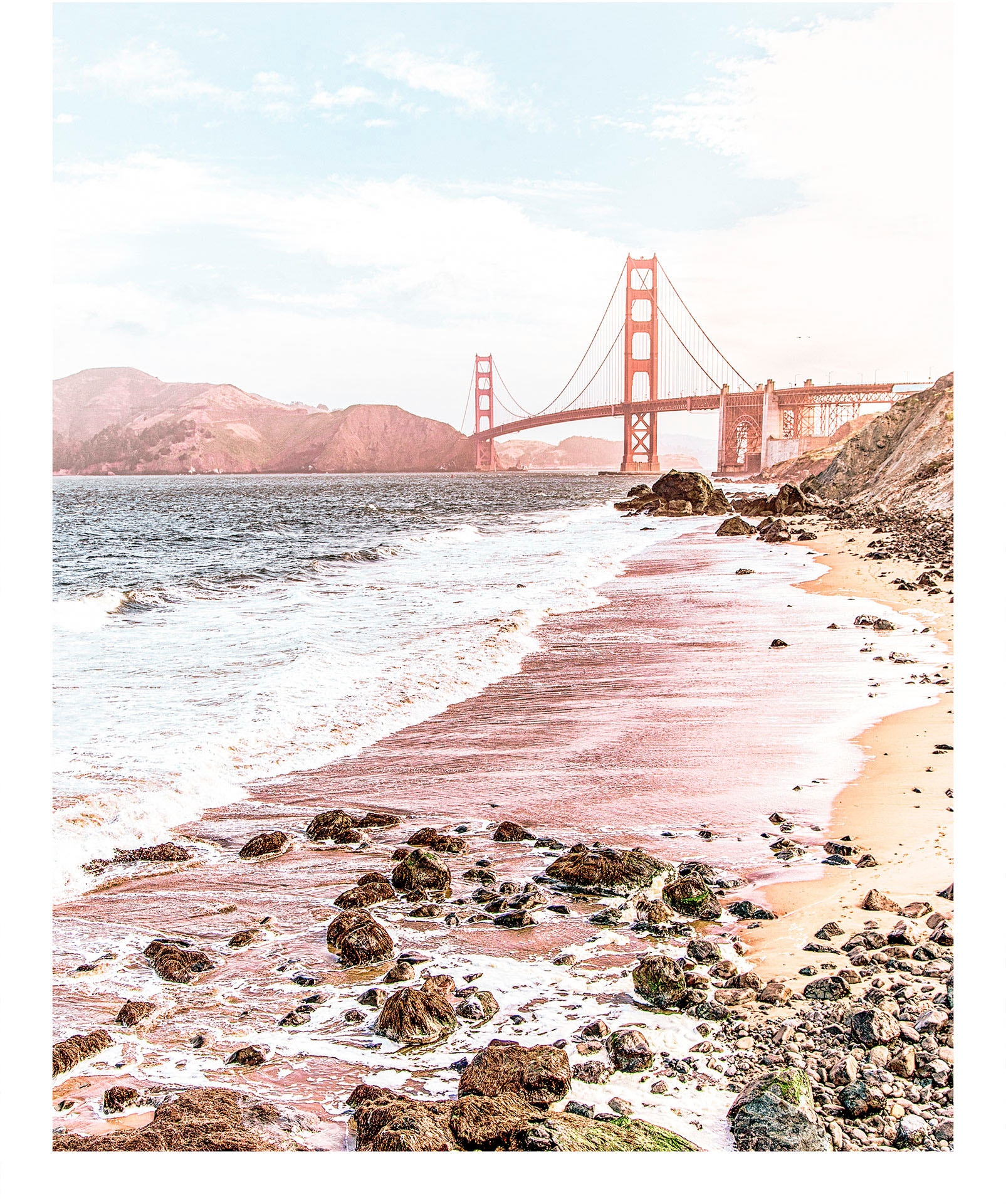 Komar Bild "VOYAGE Golden Gate" Natur 1 Stk. tlg. Wandbild zur Dekoration - günstig online kaufen