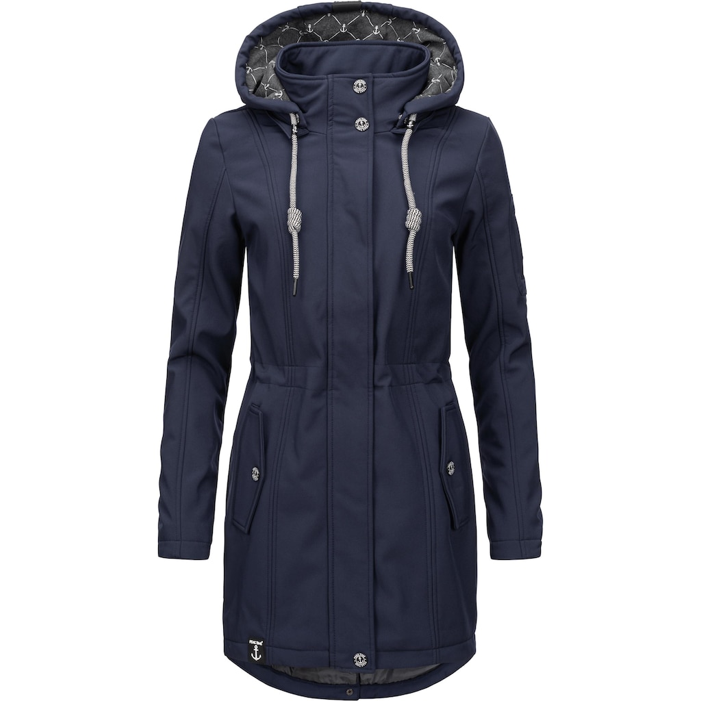 PEAK TIME Softshelljacke »L60013«, mit Kapuze