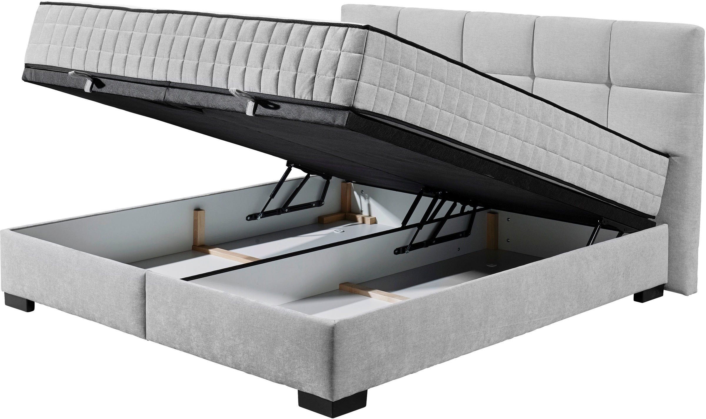 ED EXCITING DESIGN Boxbett »Nagol«, mit Bettkasten, mit Wendematratze, erhältlich in verschiedenen Breiten