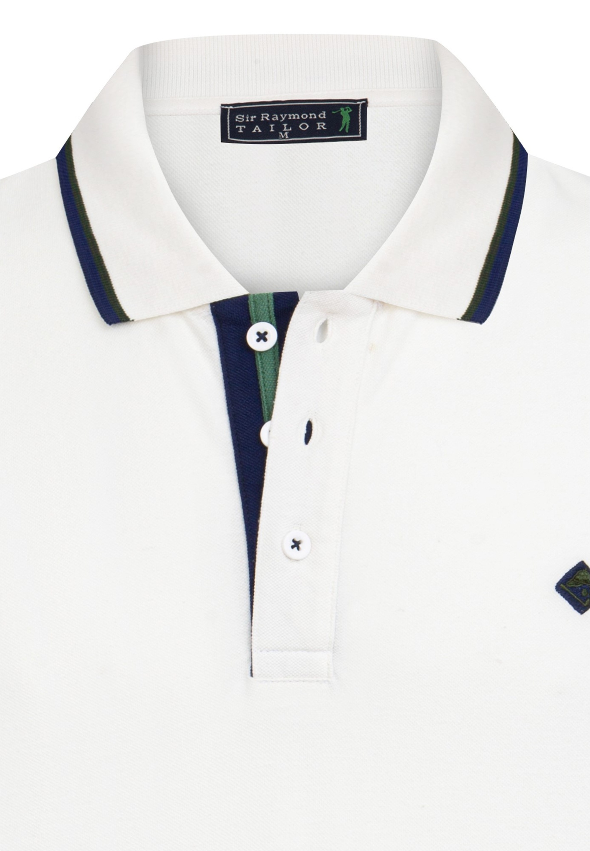 SIR RAYMOND TAILOR Poloshirt, mit klassischem Kragen und kurzer Knopfleiste