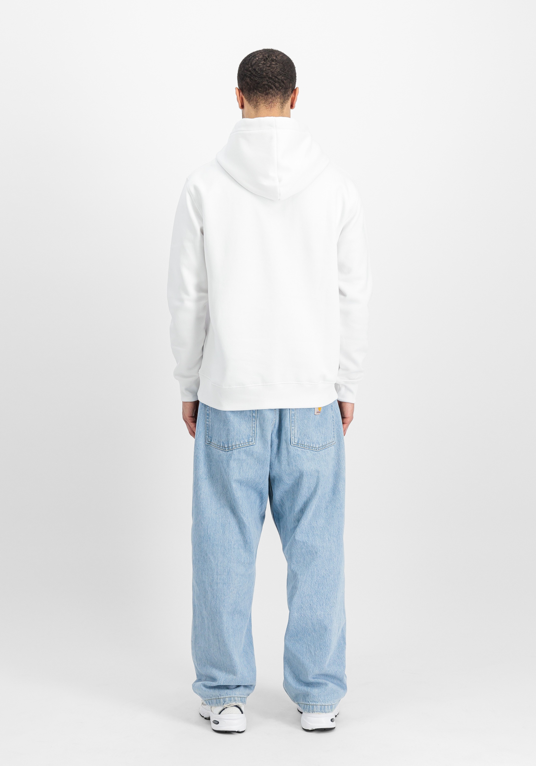 Alpha Industries Sweat à Capuche Basic White S Homme 3