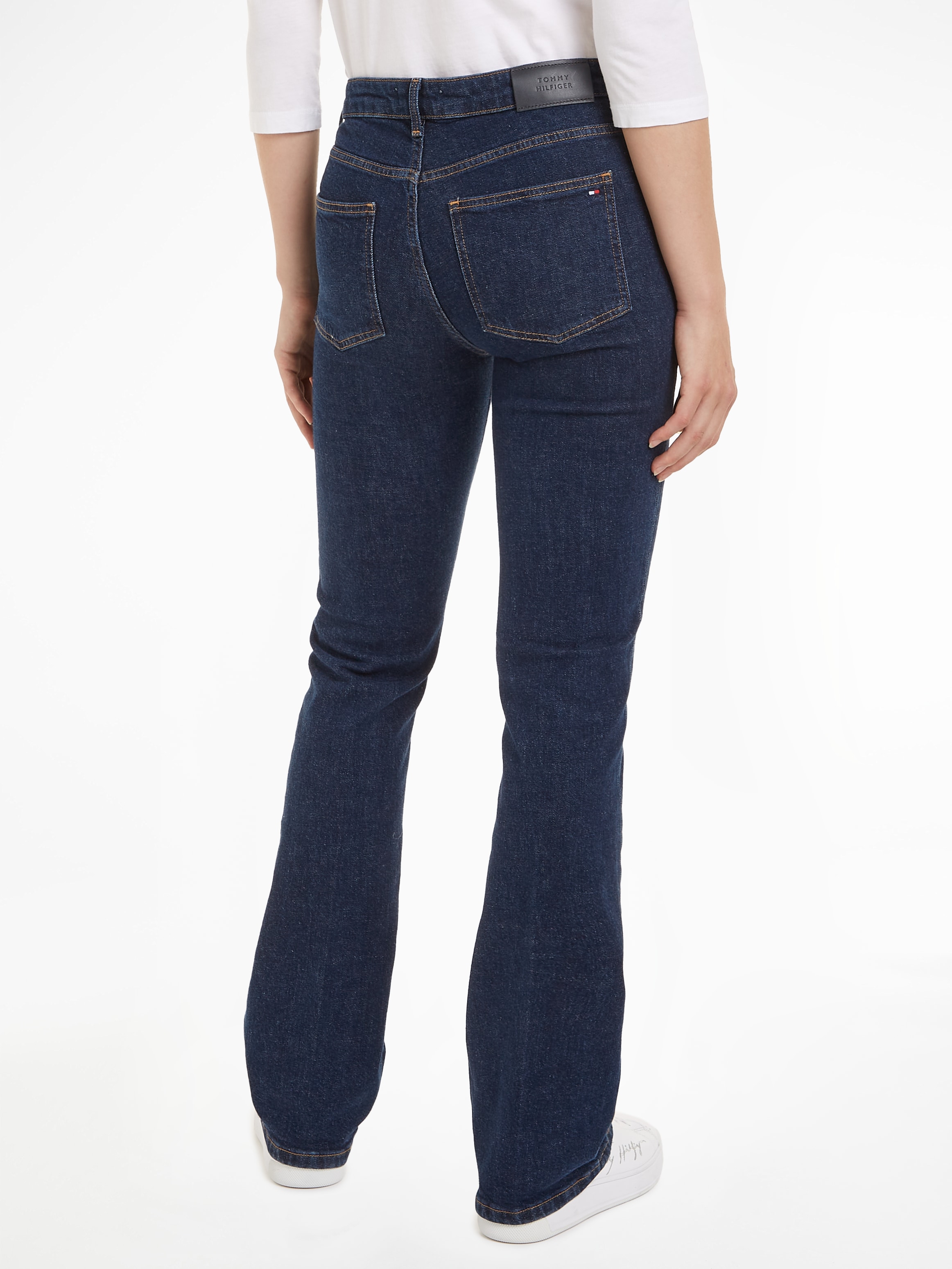 Tommy Hilfiger Bootcut-Jeans »BOOTCUT RW CLER«, mit Tommy Hilfiger Logo-Badge