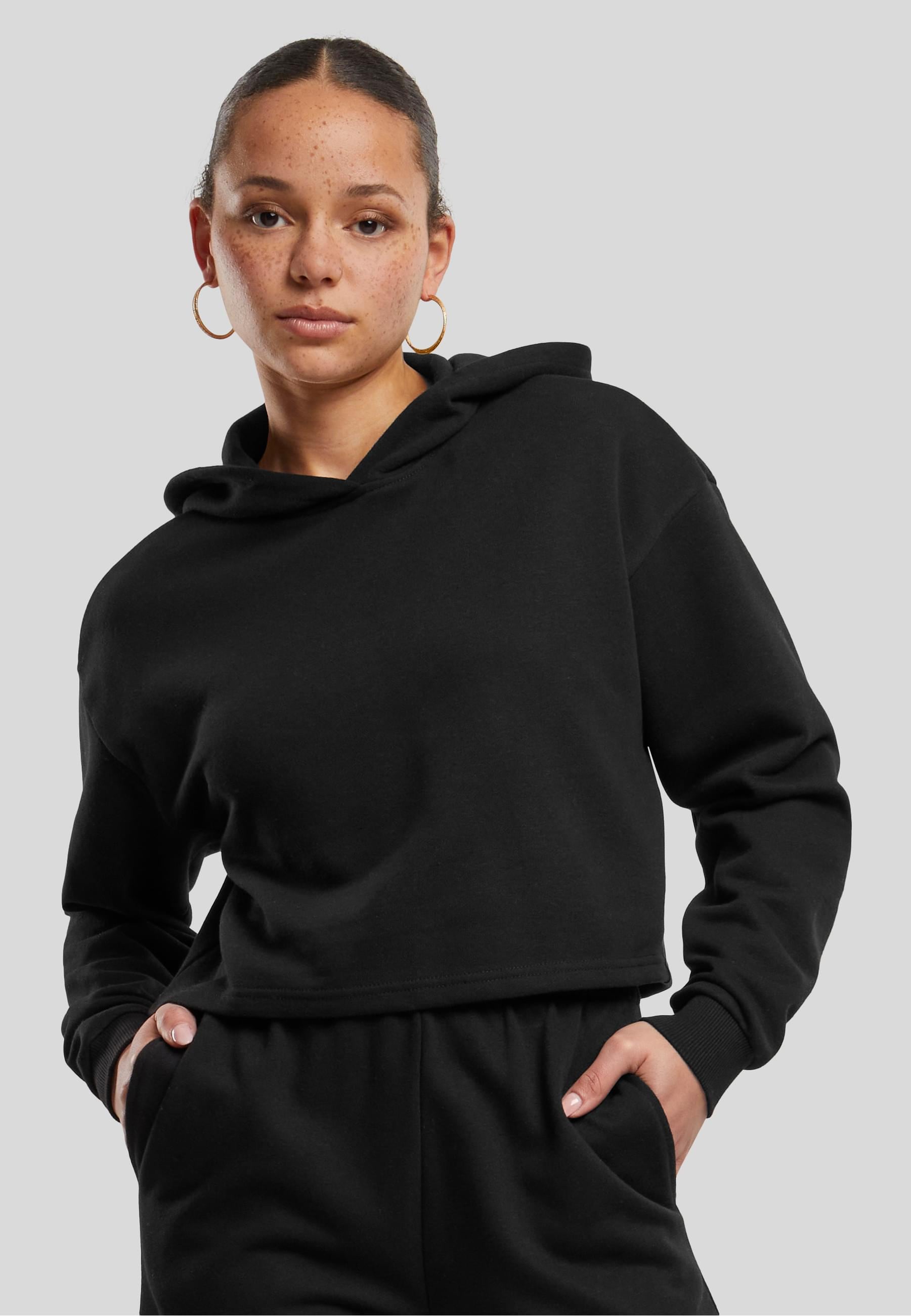 URBAN CLASSICS Kapuzenpullover »Urban Classics Damen Ladies Oversized Cropped Light Terry Hoodie«, (1 tlg.)