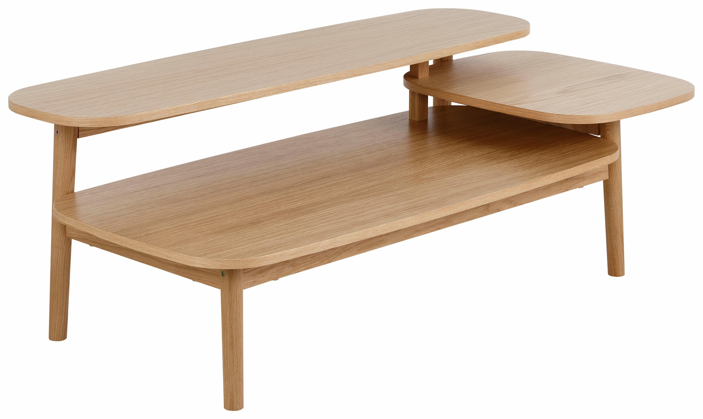 Woodman Couchtisch "Eichberg, Kafeetisch, Sofatisch, Wohnzimmertisch" mit 3 günstig online kaufen