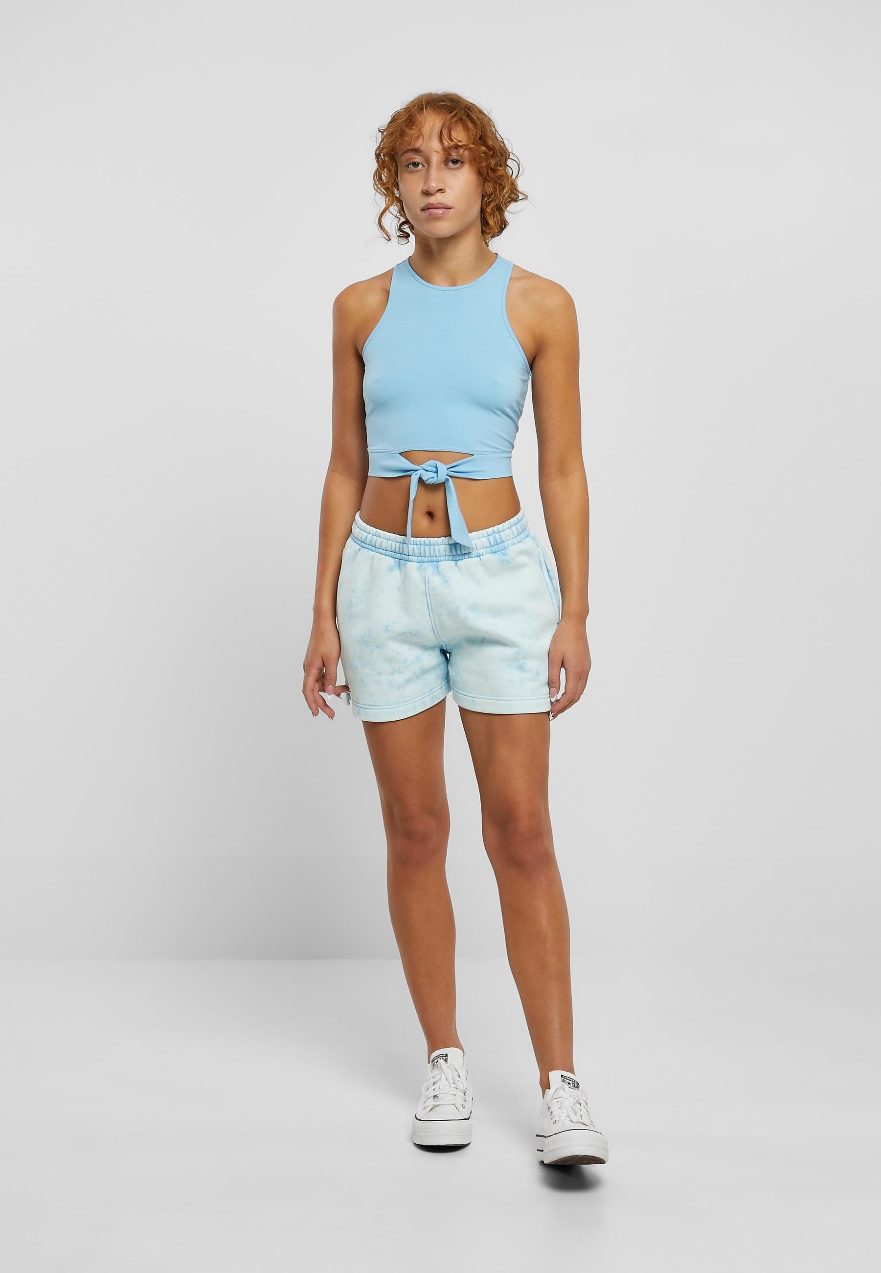 URBAN CLASSICS Muskelshirt »Urban Classics Damen Ladies Cropped Knot Top«, (1 tlg.)