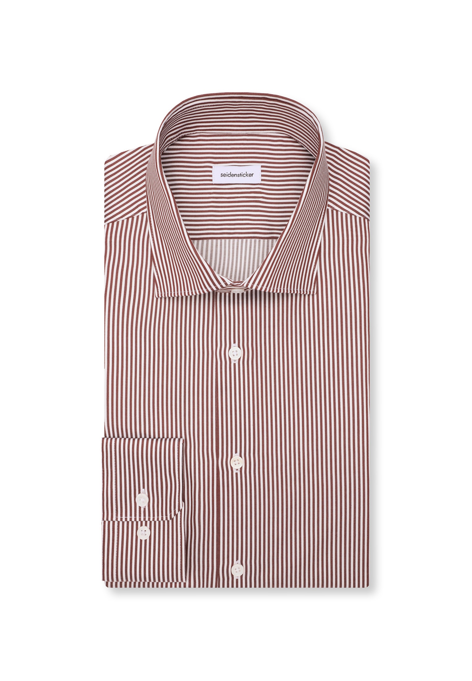 seidensticker Businesshemd »Schwarze Rose« Slim 1/1 Kentkragen Gestreift