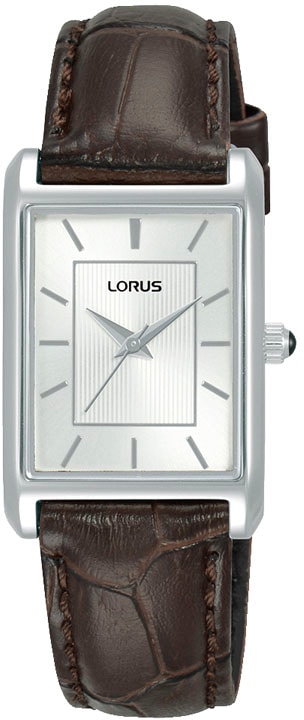 LORUS Quarzuhr »RG289VX9«, Armbanduhr, Damenuhr, Lederarmband