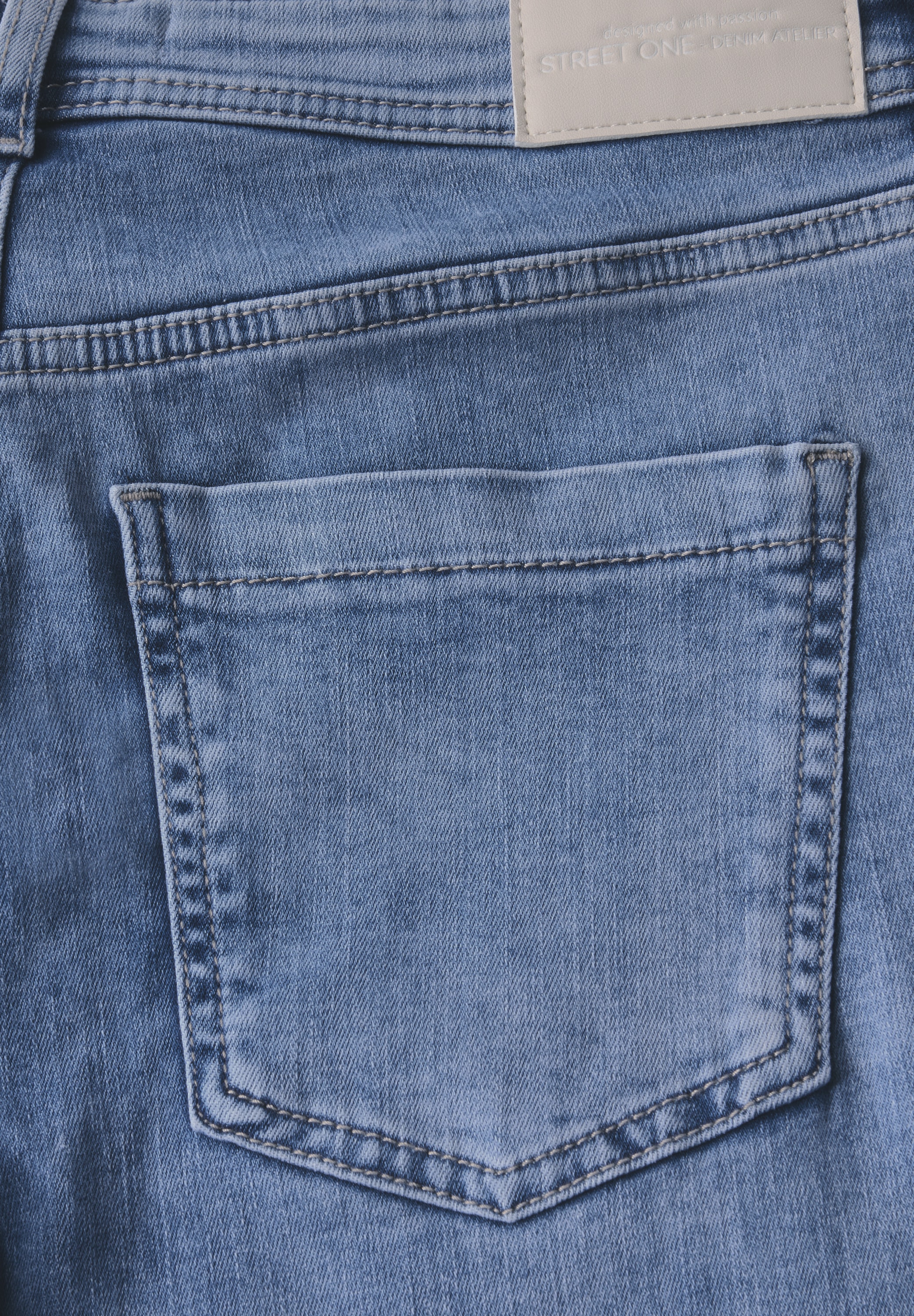 STREET ONE Slim-fit-Jeans, Middle Waist