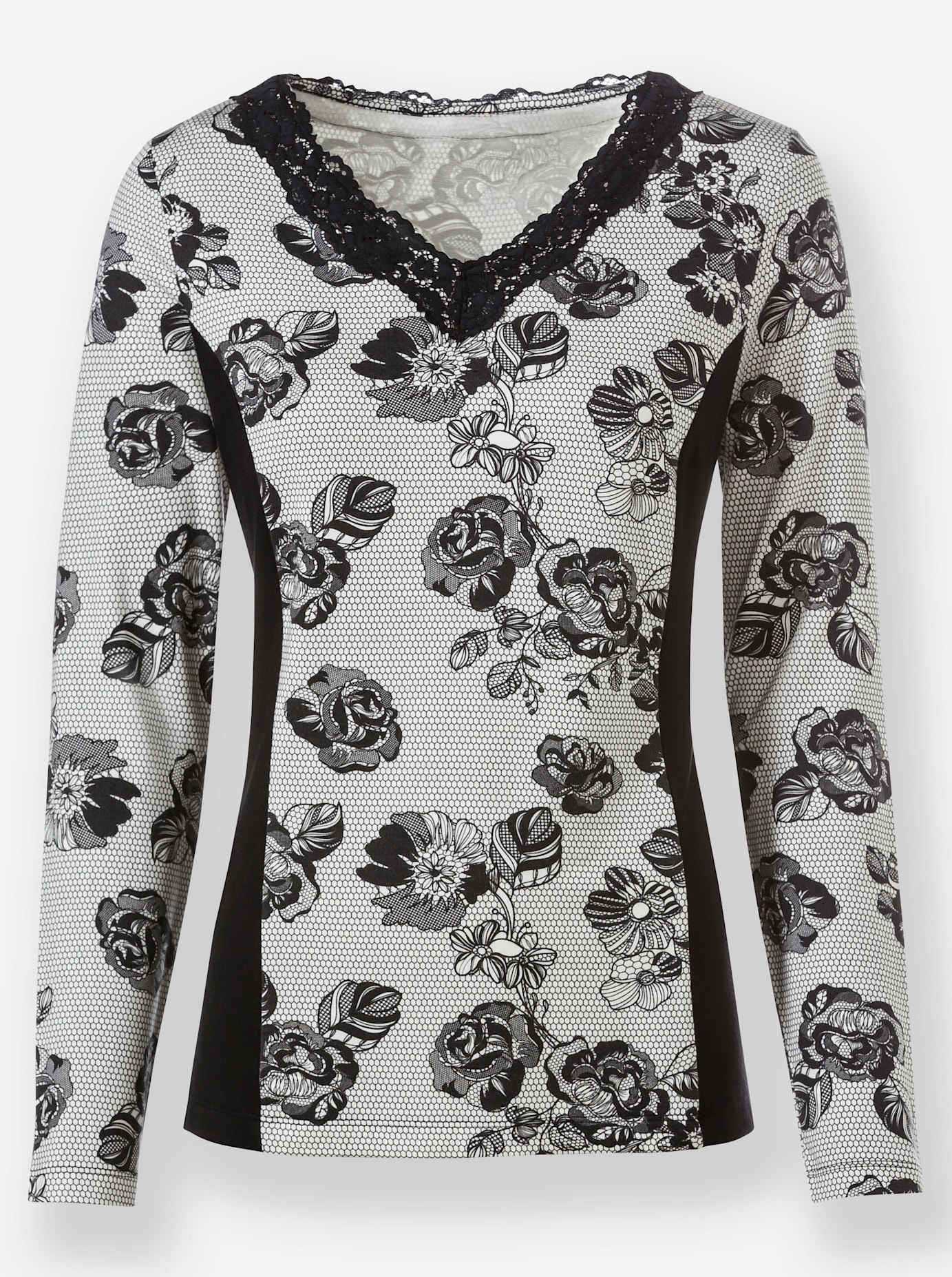 heine V-Shirt »Shirt«, (1 tlg.)