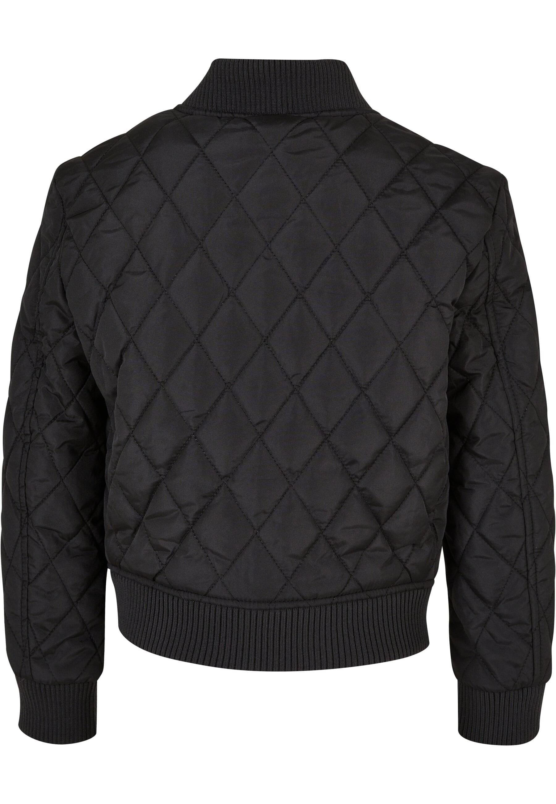 URBAN CLASSICS Allwetterjacke »Urban Classics Damen Girls Diamond Quilt Nylon Jacket«, (1 St.), ohne Kapuze