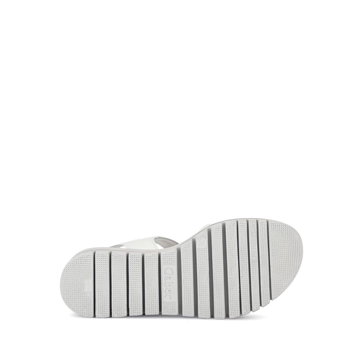Gabor Platform Sandals Smooth Leather White 39 3