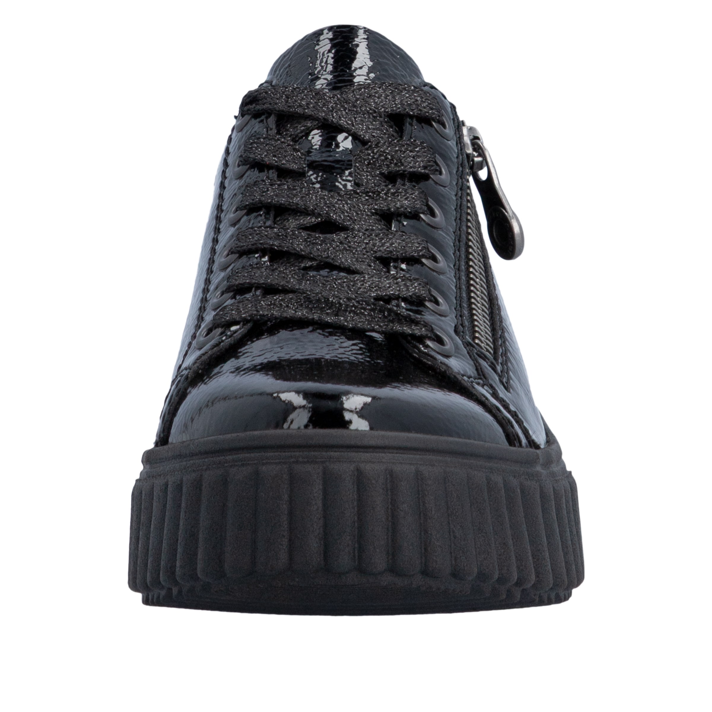 Rieker Plateausneaker  Freizeitschuh, Halbschuh, Schnürschuh mit Plateausohle