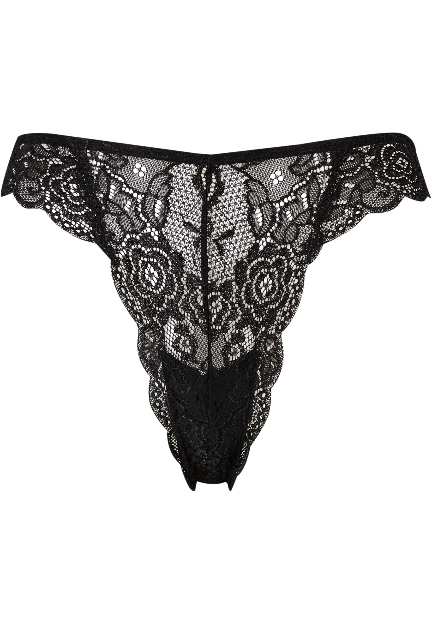 URBAN CLASSICS Panty »Urban Classics Ladies Allover Lace Tanga 2-Pack«