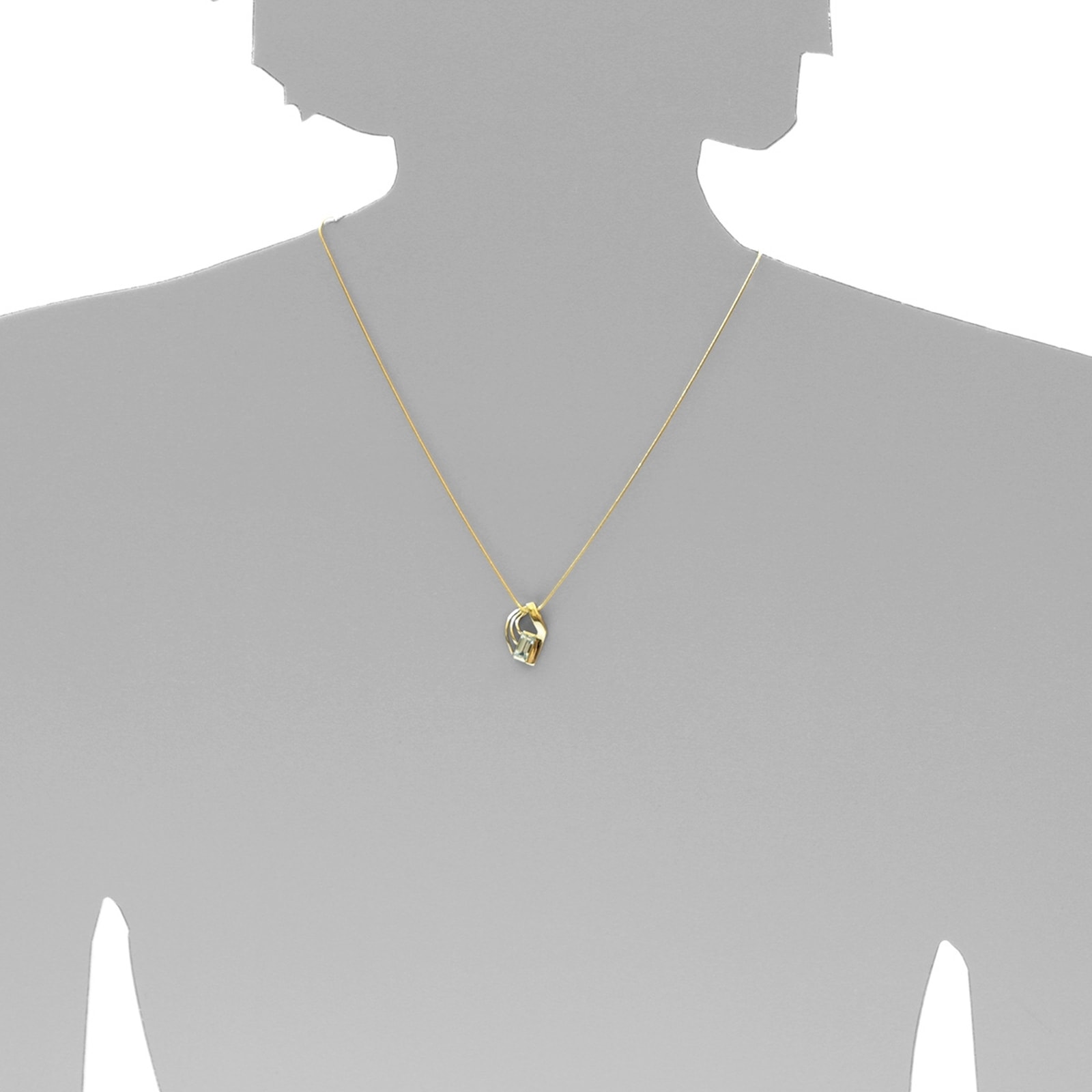 OSTSEE-SCHMUCK Kettenanhänger »- Gleiter-Mindy - Gold 333/000 - Blautopas«