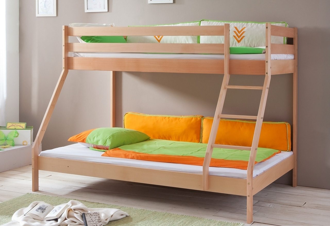 Relita Etagenbett »Mike«, inkl. Rolllattenrost, oben 90 cm und 140 cm breite Liegefläche