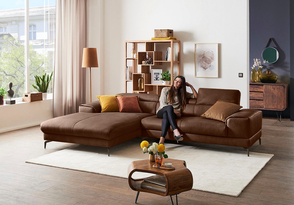 W.SCHILLIG Ecksofa "Piedroo, Designsofa mit tollem Sitzkomfort, elegant und günstig online kaufen