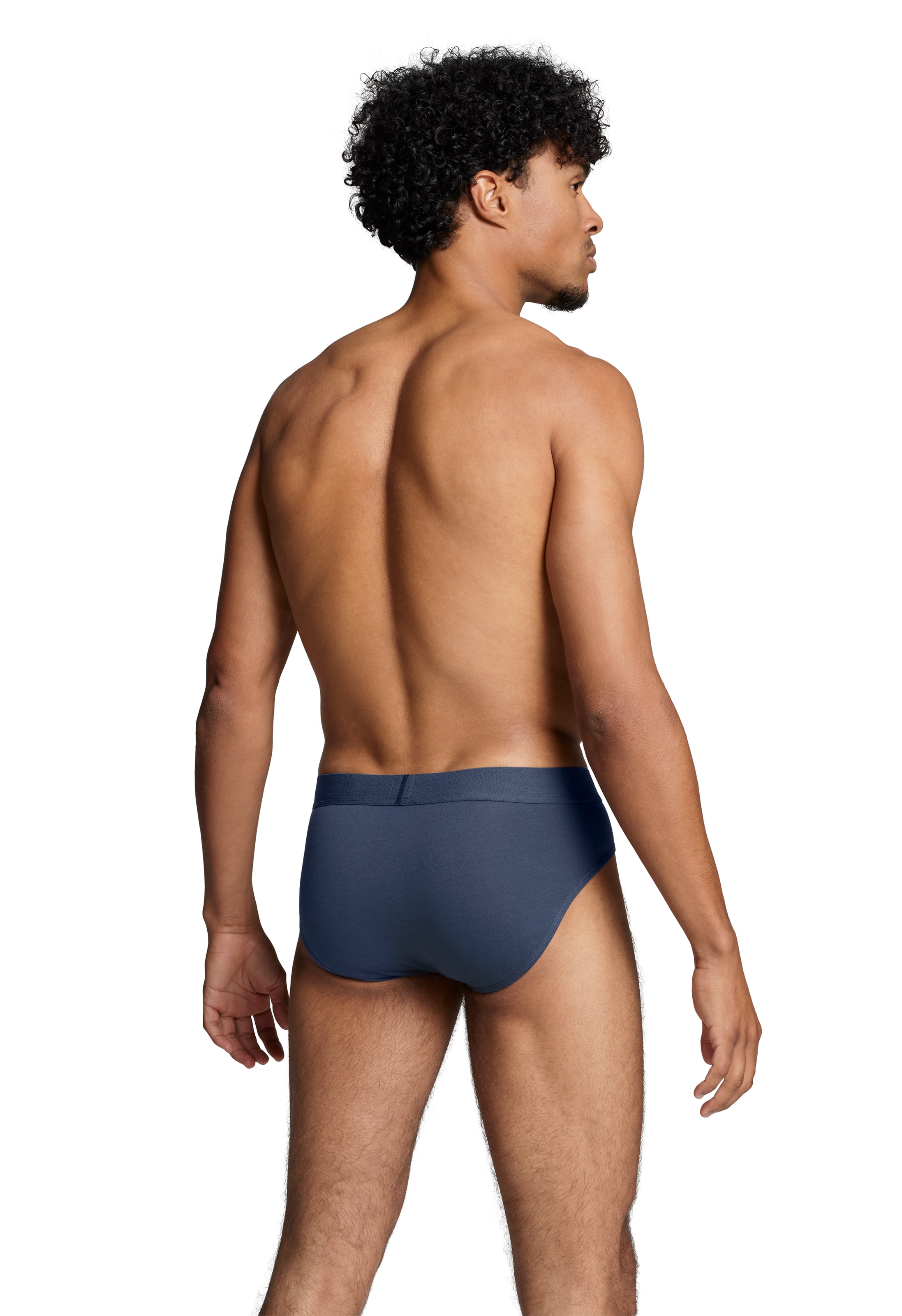 Levi's® Slip »LEVIS MEN SOLID BASIC BRIEF ORG CO 2P«, (2er Pack), mit kontrastreichem Logobund