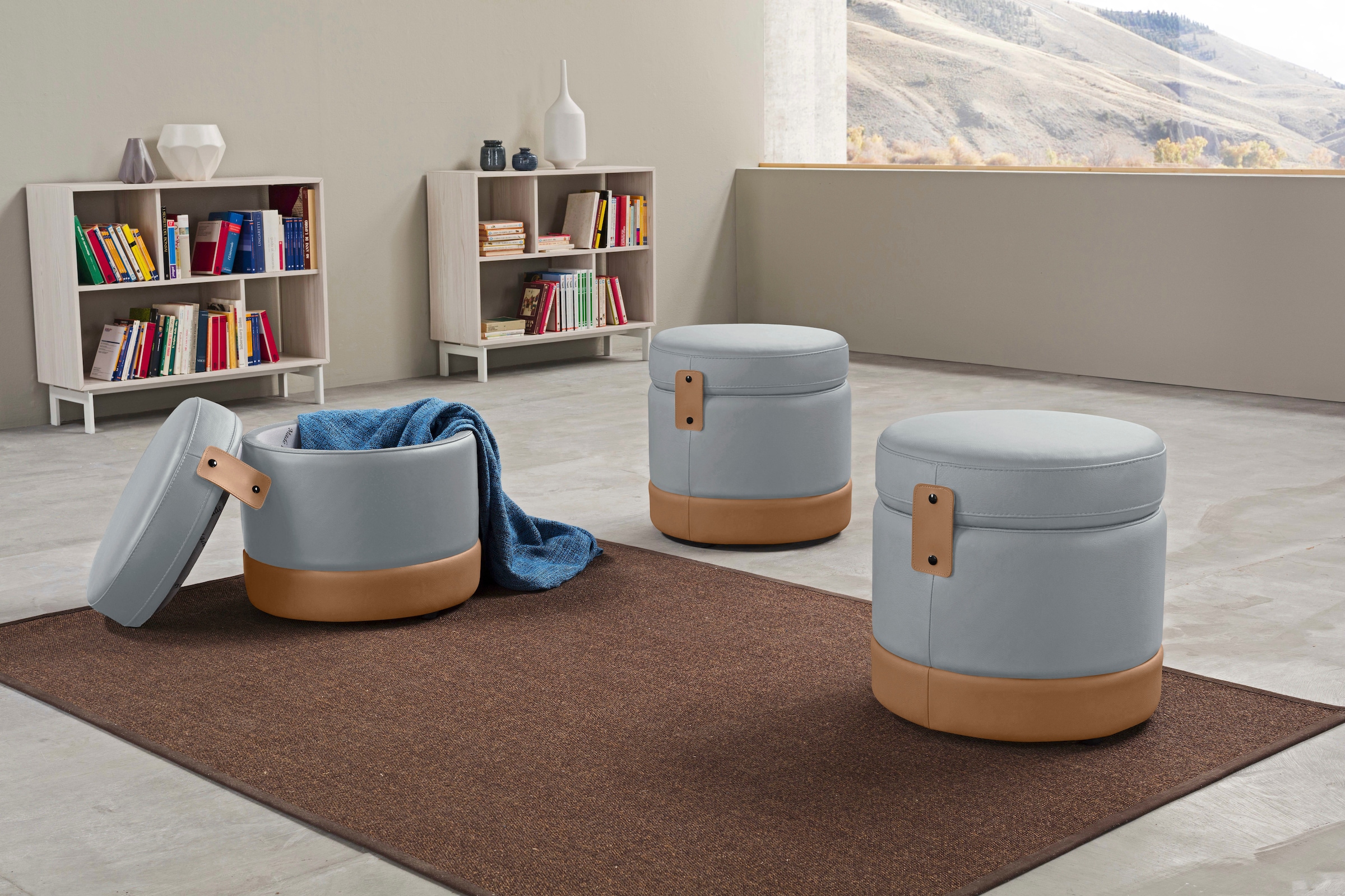 Egoitaliano Hocker "Tonder, Designhocker als Blickfang mit tollen Details" günstig online kaufen
