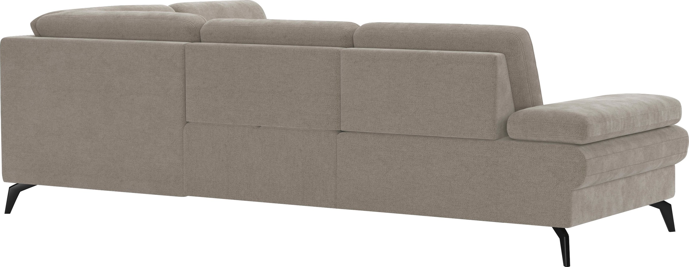 sit&more Ecksofa »Morris L-Form, inkl. Sitztiefenverstellung«, wahlweise mit Armteilverstellung, Bettfunktion & Bettkasten