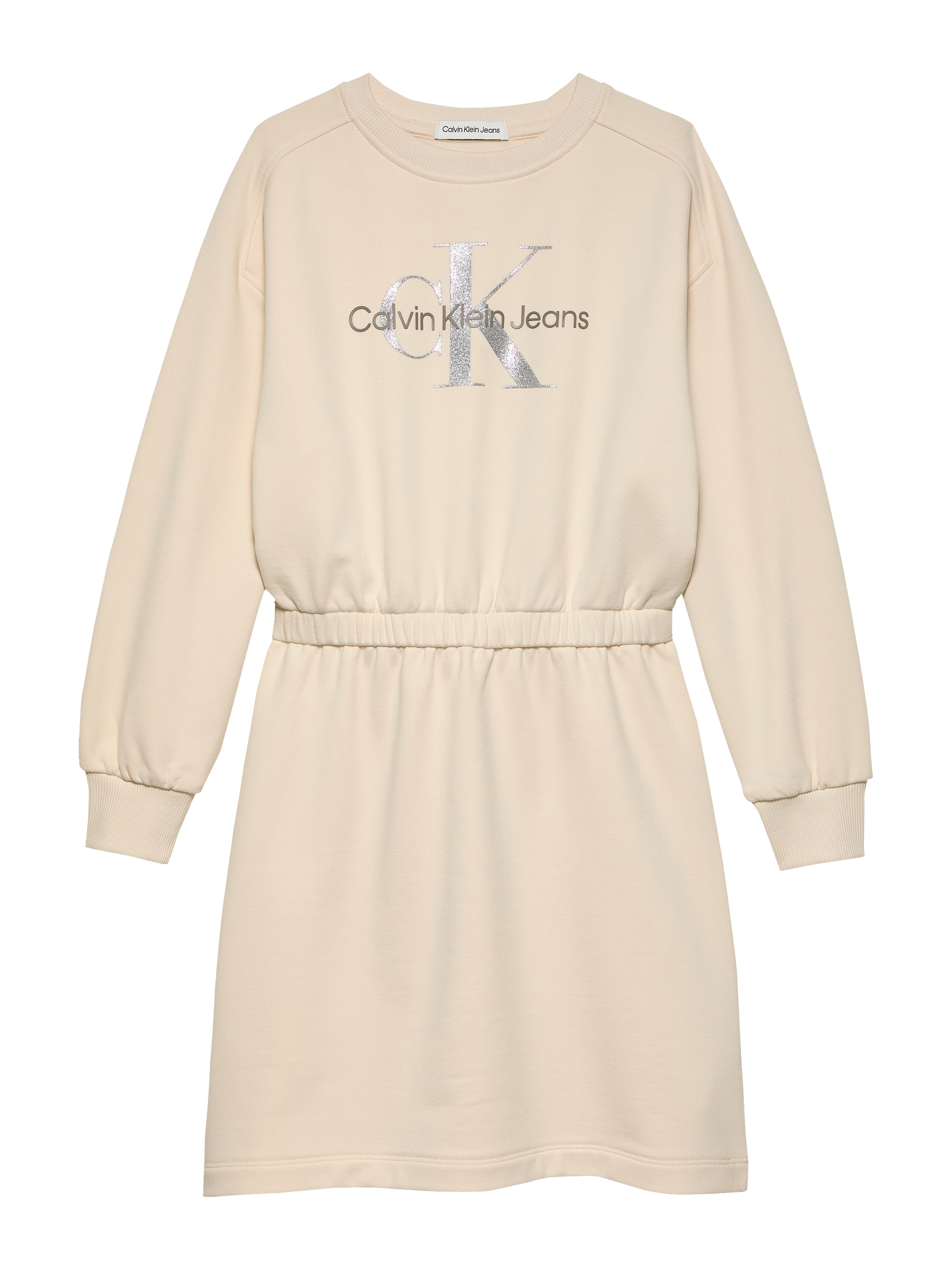 Calvin Klein Jeans Sweatkleid »GLITTER MONOLOGO HWK DRESS«, für Kinder bis 16 Jahre mit Logoschriftzug