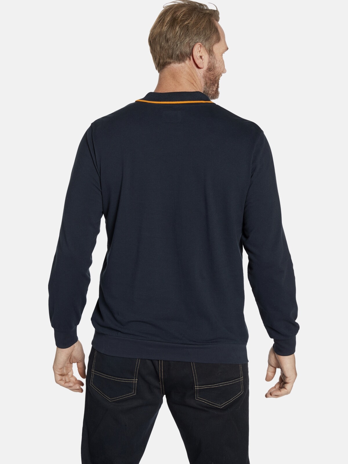 Jan Vanderstorm Langarm-Poloshirt »Langarm-Poloshirt LOKI«