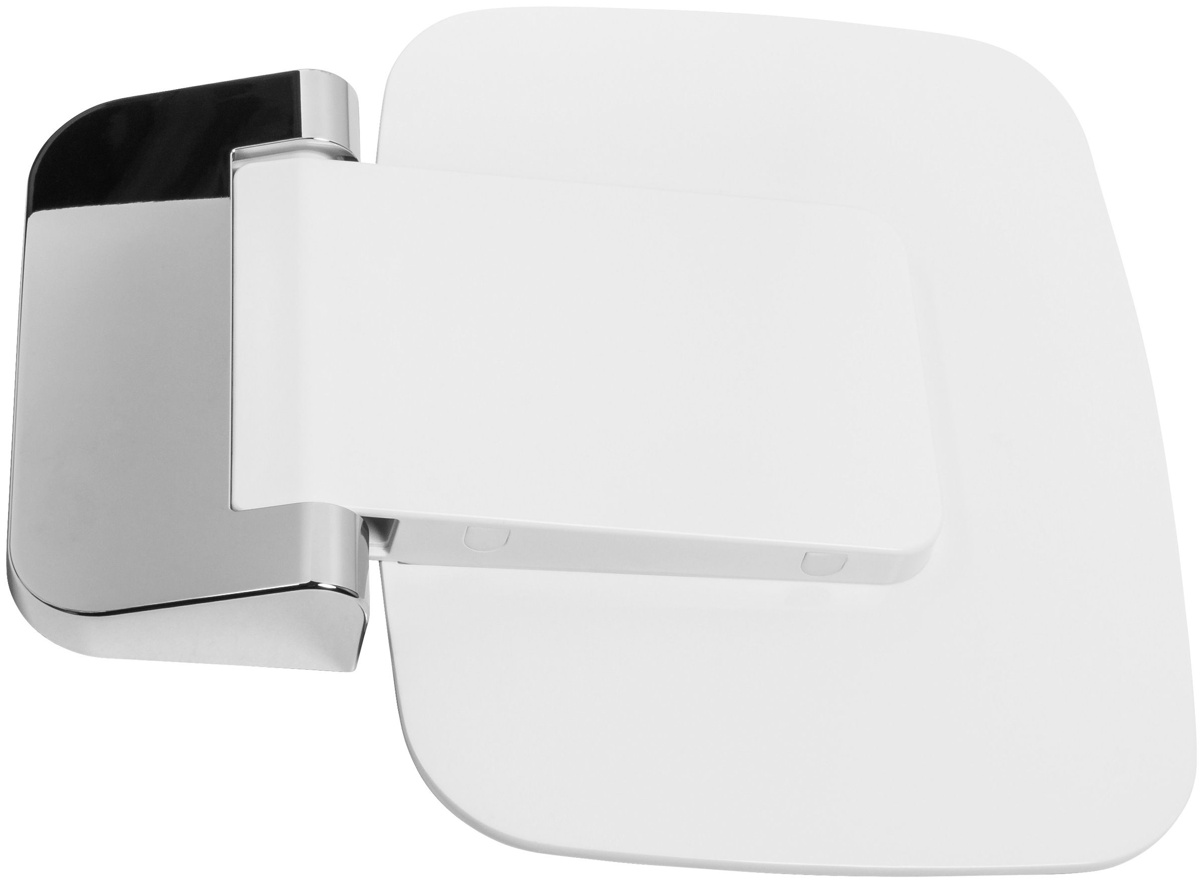 CORNAT Duschklappsitz "Belastbar bis 160 kg - Platzsparend klappbar - Rutschfeste Sitzfläche" belastbar bis 160 kg Pflegeleichtes Material - Zeitloses Design