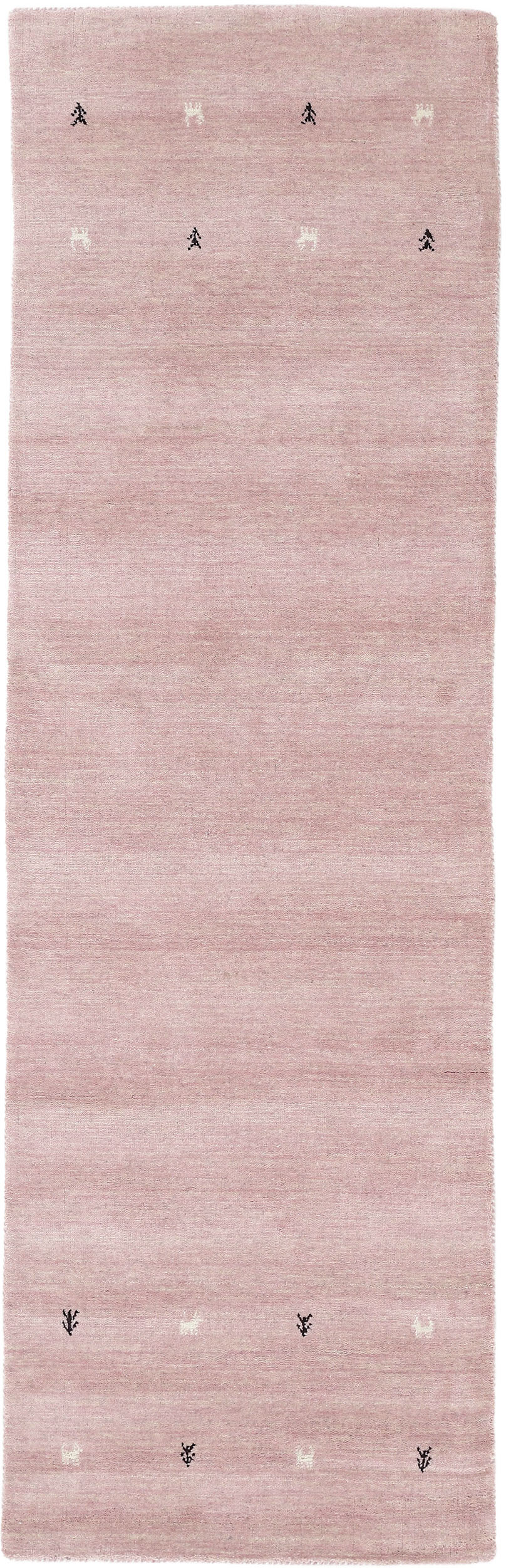 carpetfine "Gabbeh Uni, auch als Läufer und Rund erhältlich" rechteckig 15 mm Höhe reine Wolle, handgewebt, Gabbeh Loom Tiermotiv, große Farbauswahl