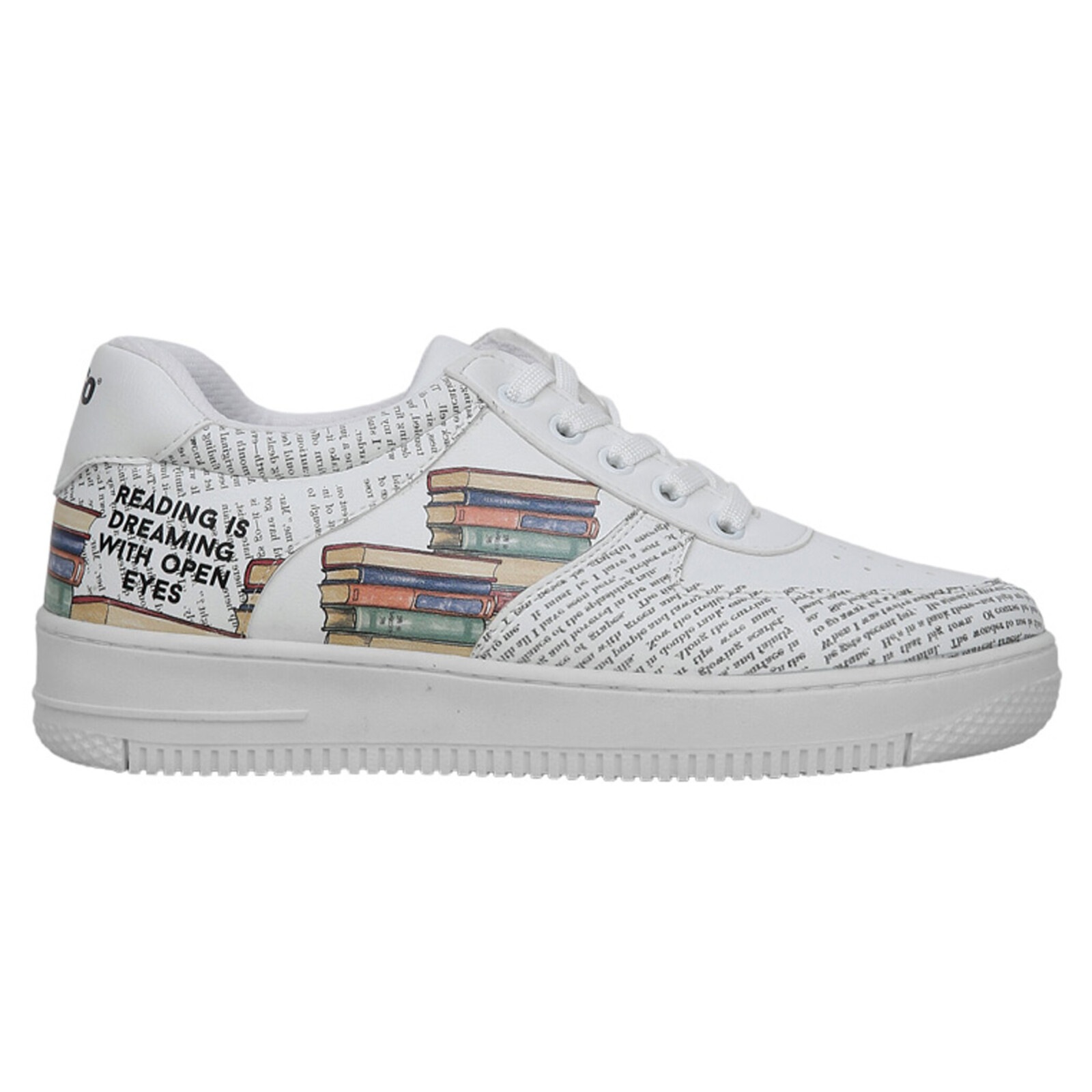 DOGO Sneaker »Dice Low-Top Sneaker The Wise Owl Damen Sneaker«, Handgefertigt