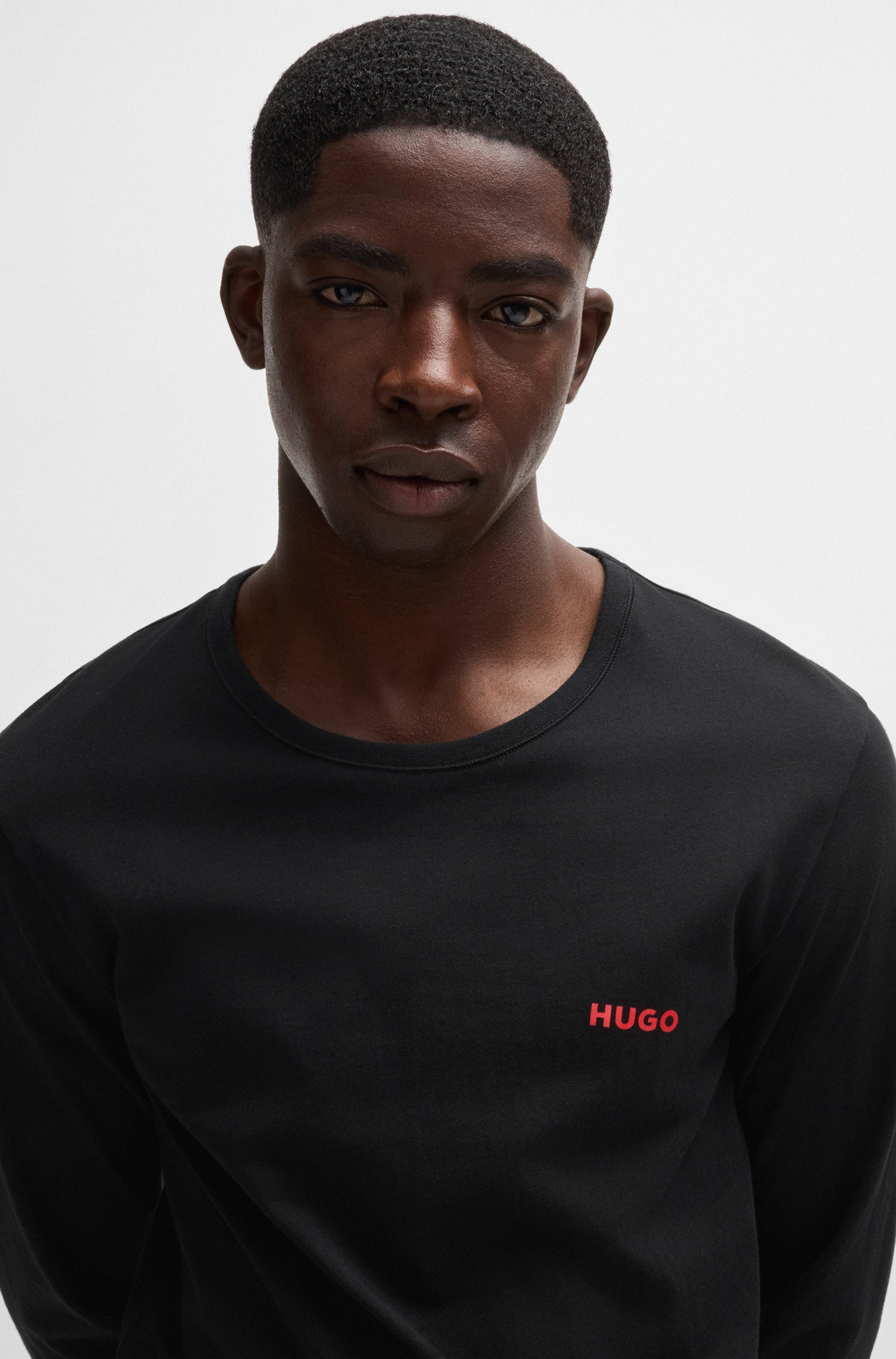 HUGO Underwear Langarmshirt »LS-SHIRT RN TRIPLET«, (Set, 3er Pack)