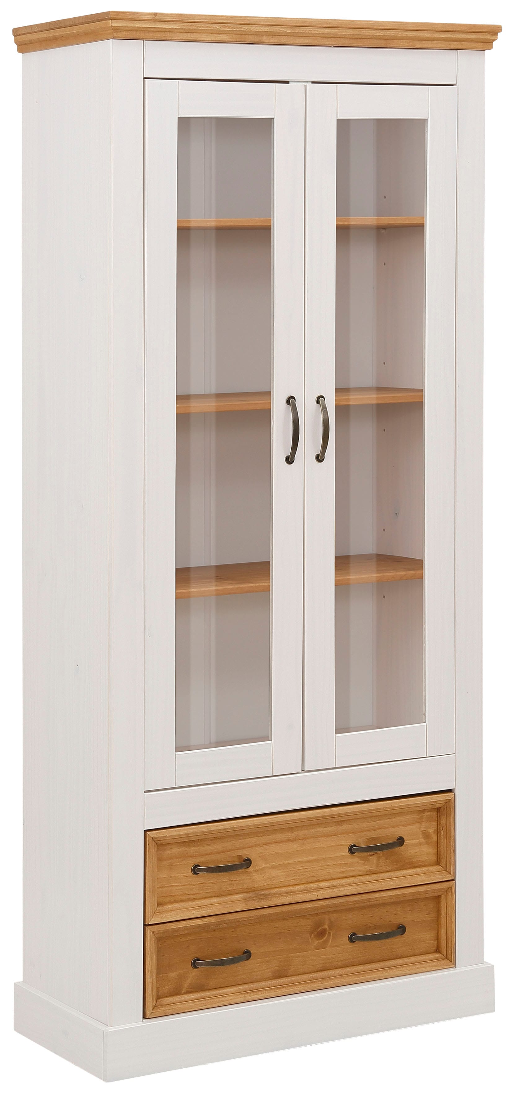 Thumbnail - OTTO home Vitrine "Selma" Höhe 180 cm, mit schöner Holzmaserung