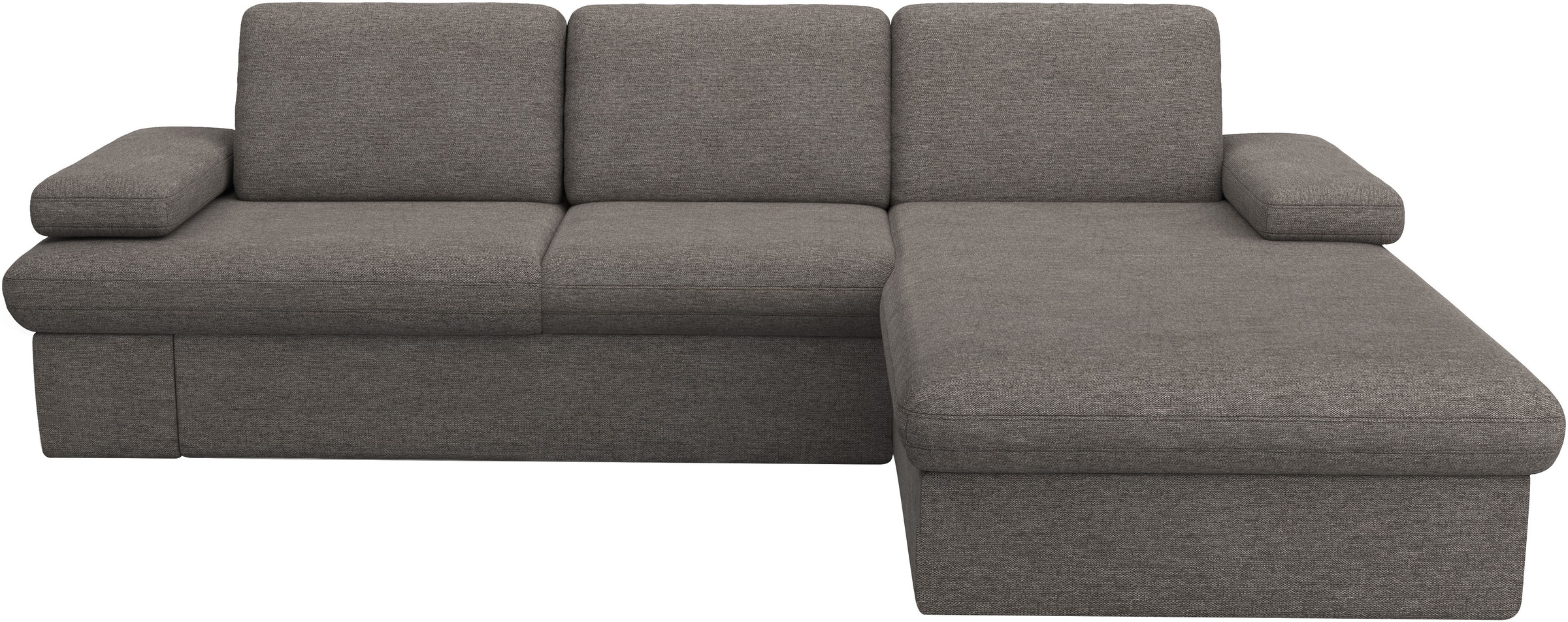 sit&more Ecksofa »Moreno L-Form, B: 247 cm«, mit Armteilverstellung, optional Bettfunktion