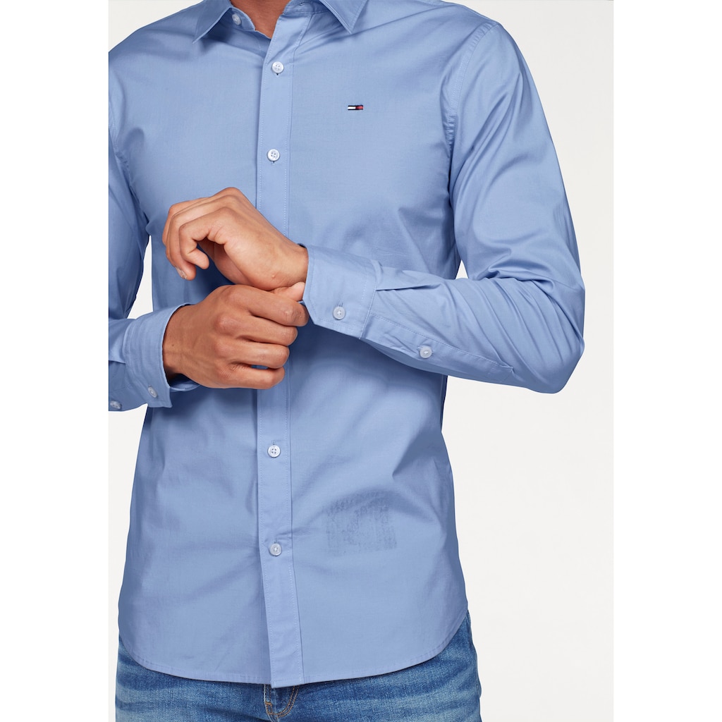 Tommy Jeans Langarmhemd »Sabim Stretch Hemd Shirt«, Stretch Hemd, Premium, Slim Fit, mit Elasthan