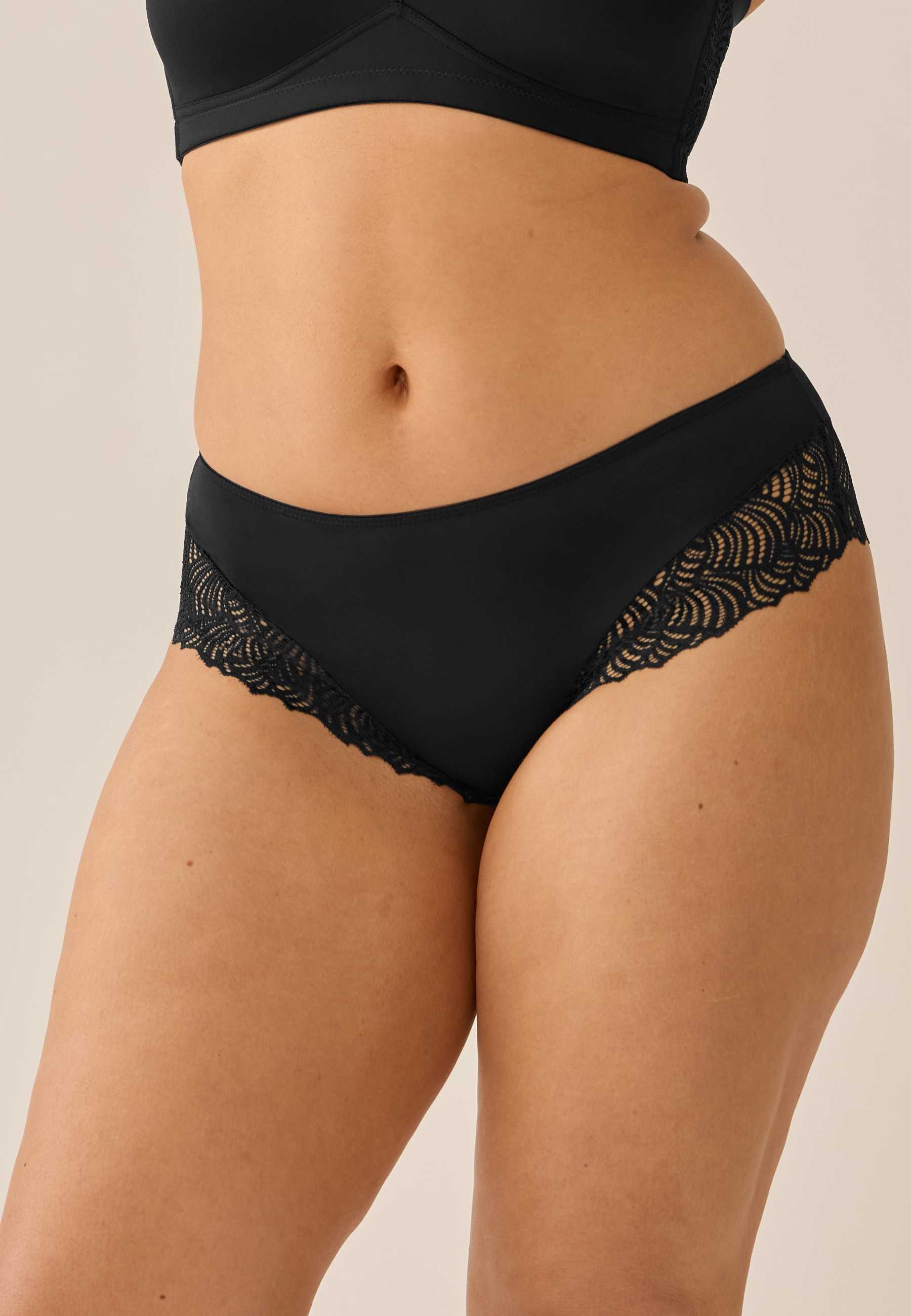 Naturana Hipster, mit Spitzenbesatz