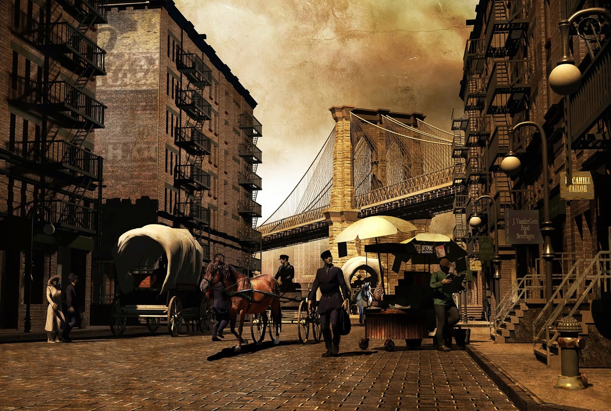 Papermoon Fototapetas »Altes New York«