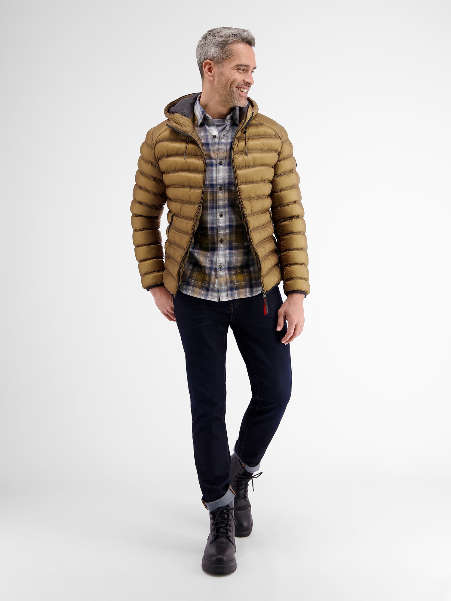 LERROS Steppjacke »LERROS Steppblouson mit Kapuze«, mit Kapuze