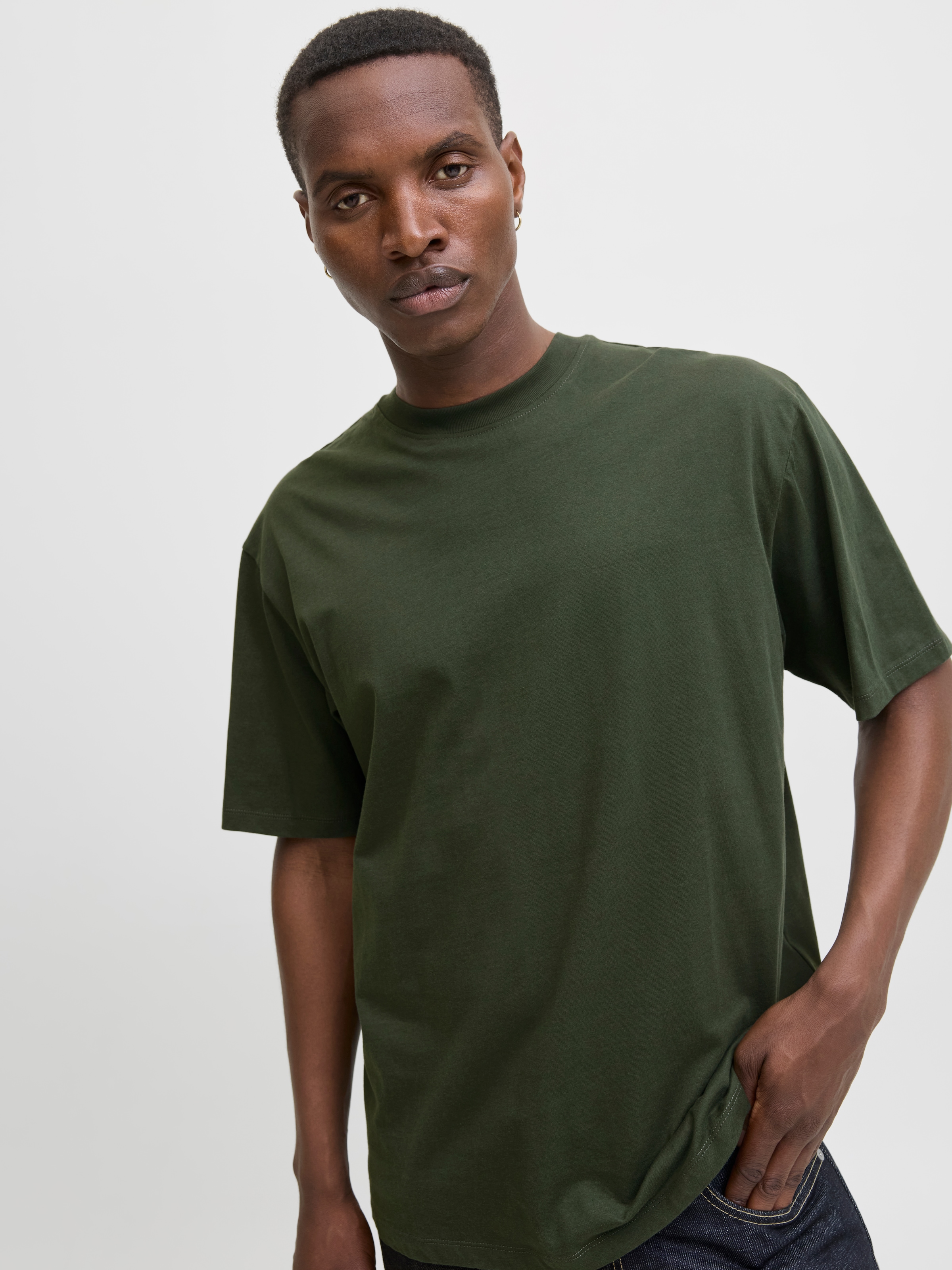 Jack & Jones Oversize-Shirt "JJEBRADLEY TEE SS O-NECK NOOS", mit Rundhalsau günstig online kaufen
