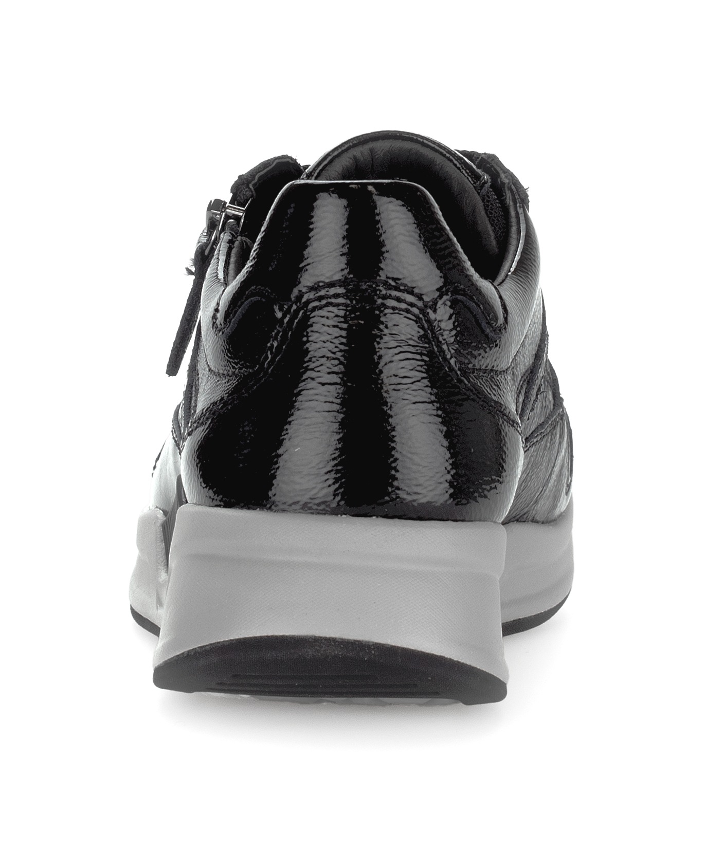 Gabor Rollingsoft Keilsneaker, Schnürschuh, Halbschuh, Freizeitschuh mit seitlichem Reißverschluss