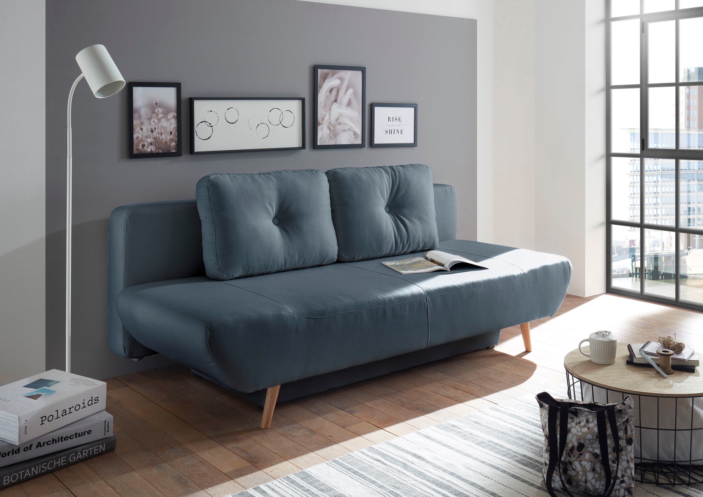 Home affaire Schlafsofa "Segmon" einfach in ein bequemes Bett umwandeln, in günstig online kaufen